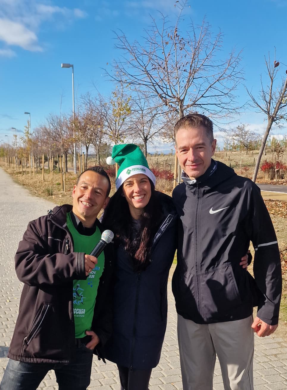 Beatriz Morillo es el alma máter de la Legua Navideña de la Familia 2025