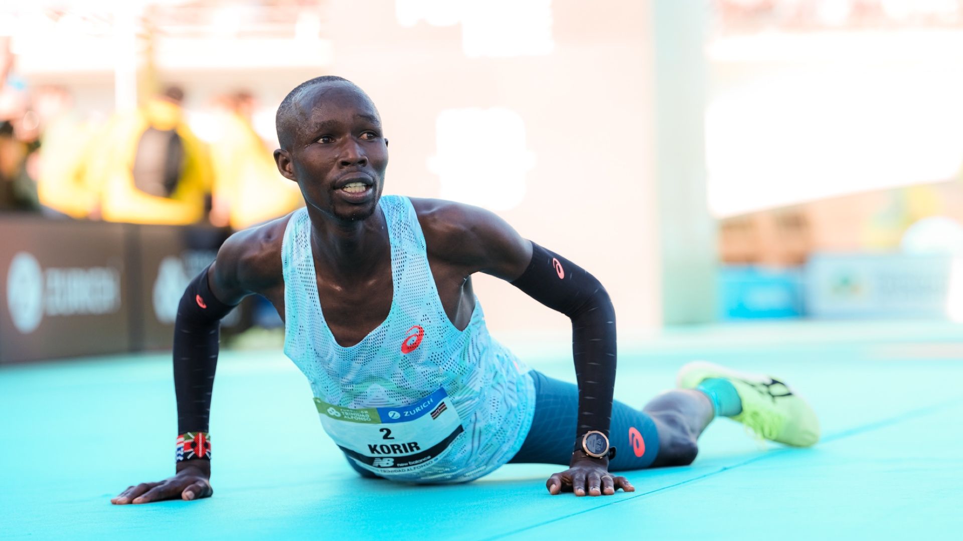 John Korir tras ganar el Maratón de Valencia 2025. SPORTMEDIA. John Korir tras ganar el Maratón de Valencia 2025. SPORTMEDIA.