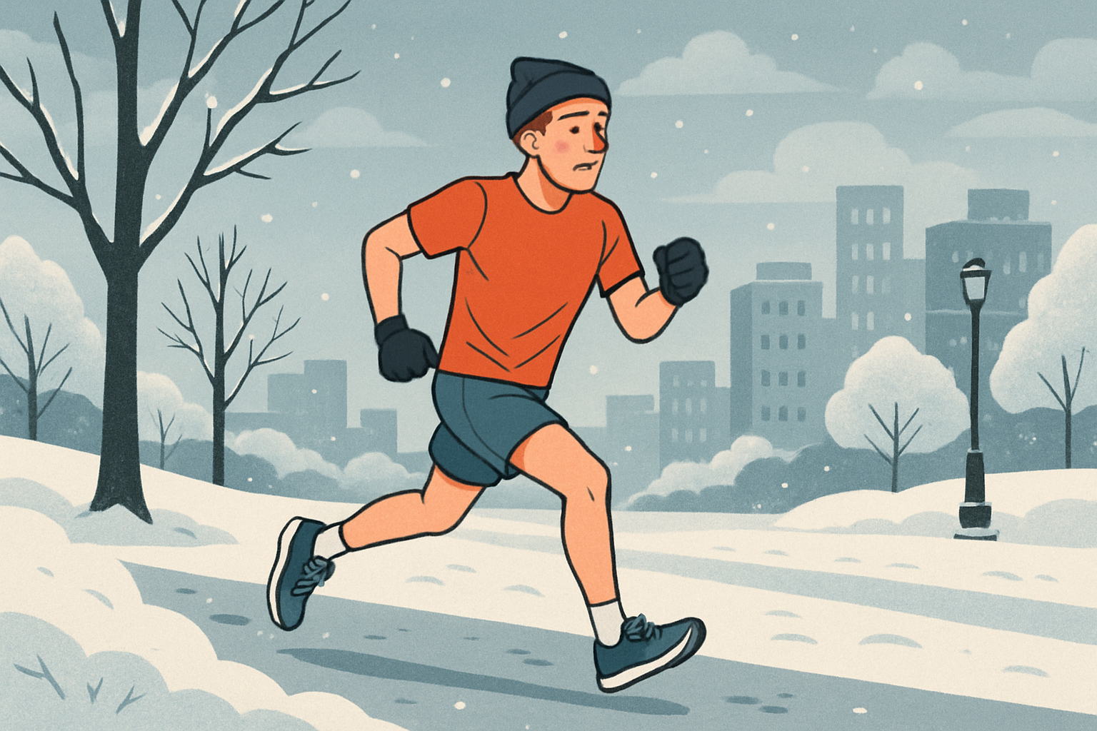 Entrenar de corto en invierno puede parecer valiente, pero no es una estrategia inteligente desde el punto de vista fisiológico.