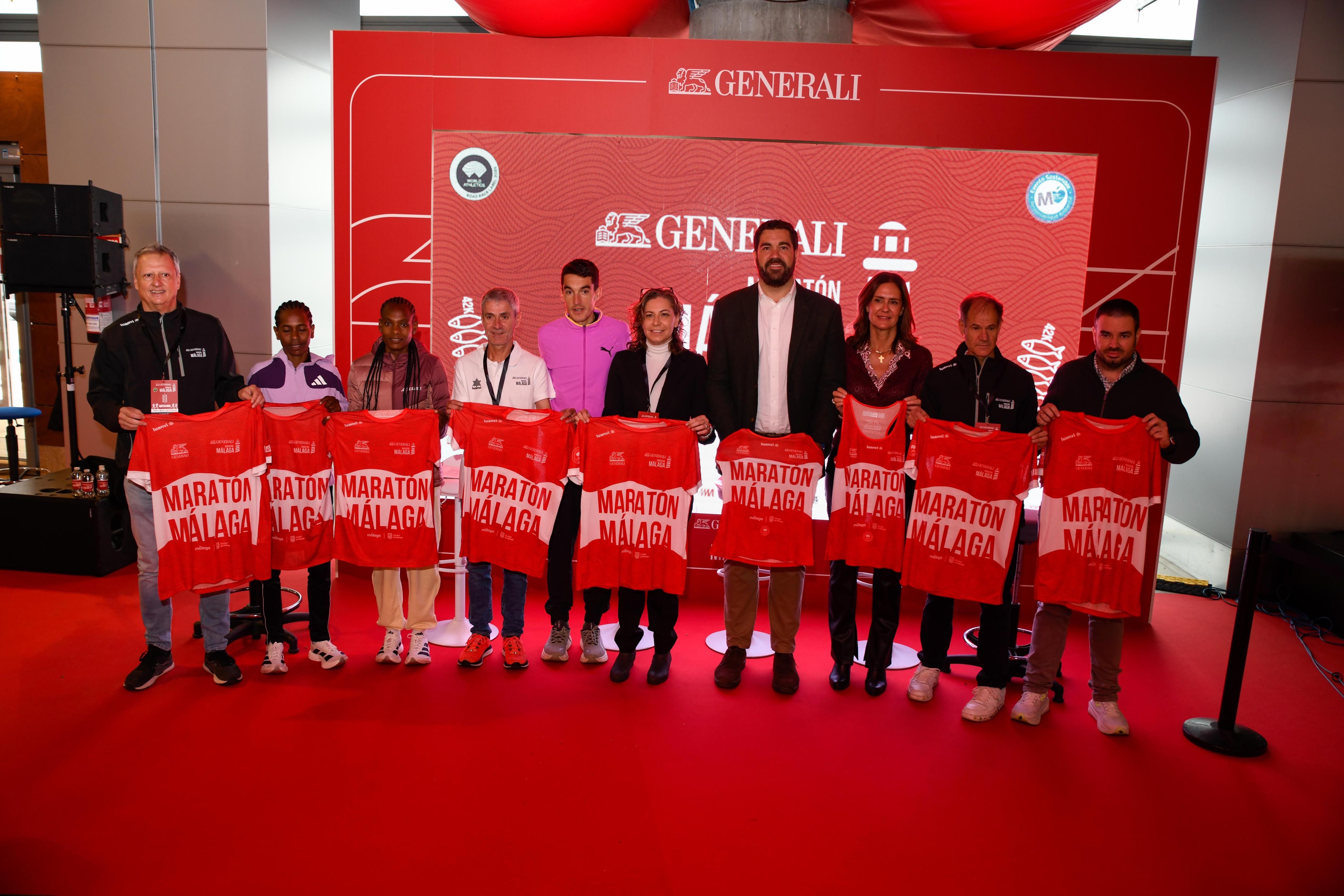 El Generali Maratón de Málaga reunirá este domingo a 22.000 corredores en su edición más internacional.