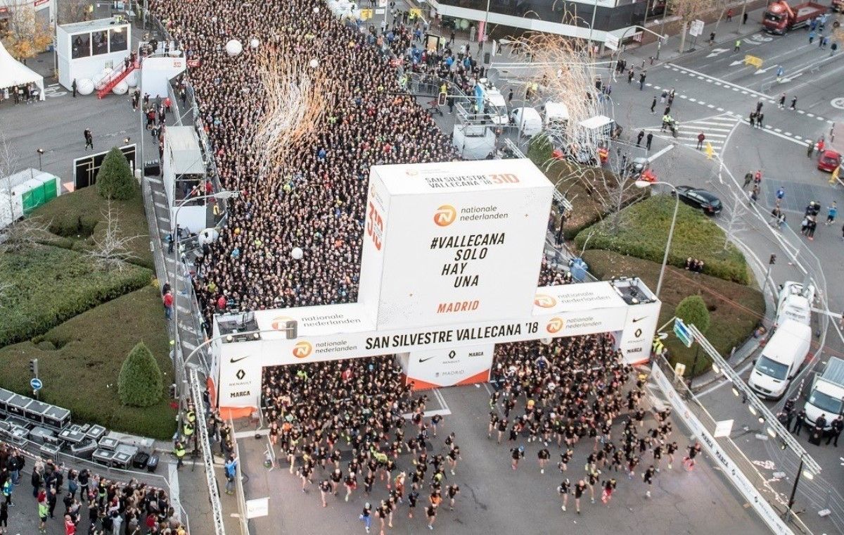 Salida de la San Silvestre Vallecana