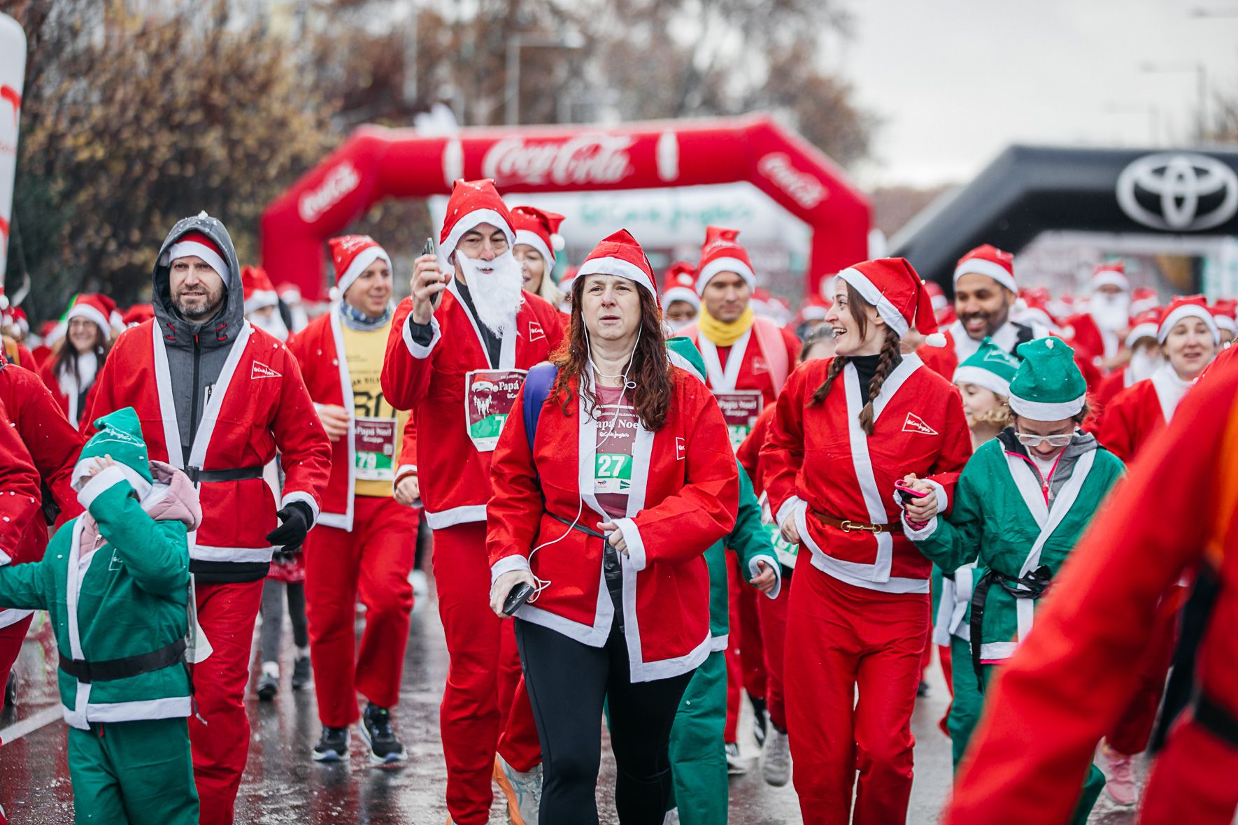 Papá Noel Salida Late mi Lente 140