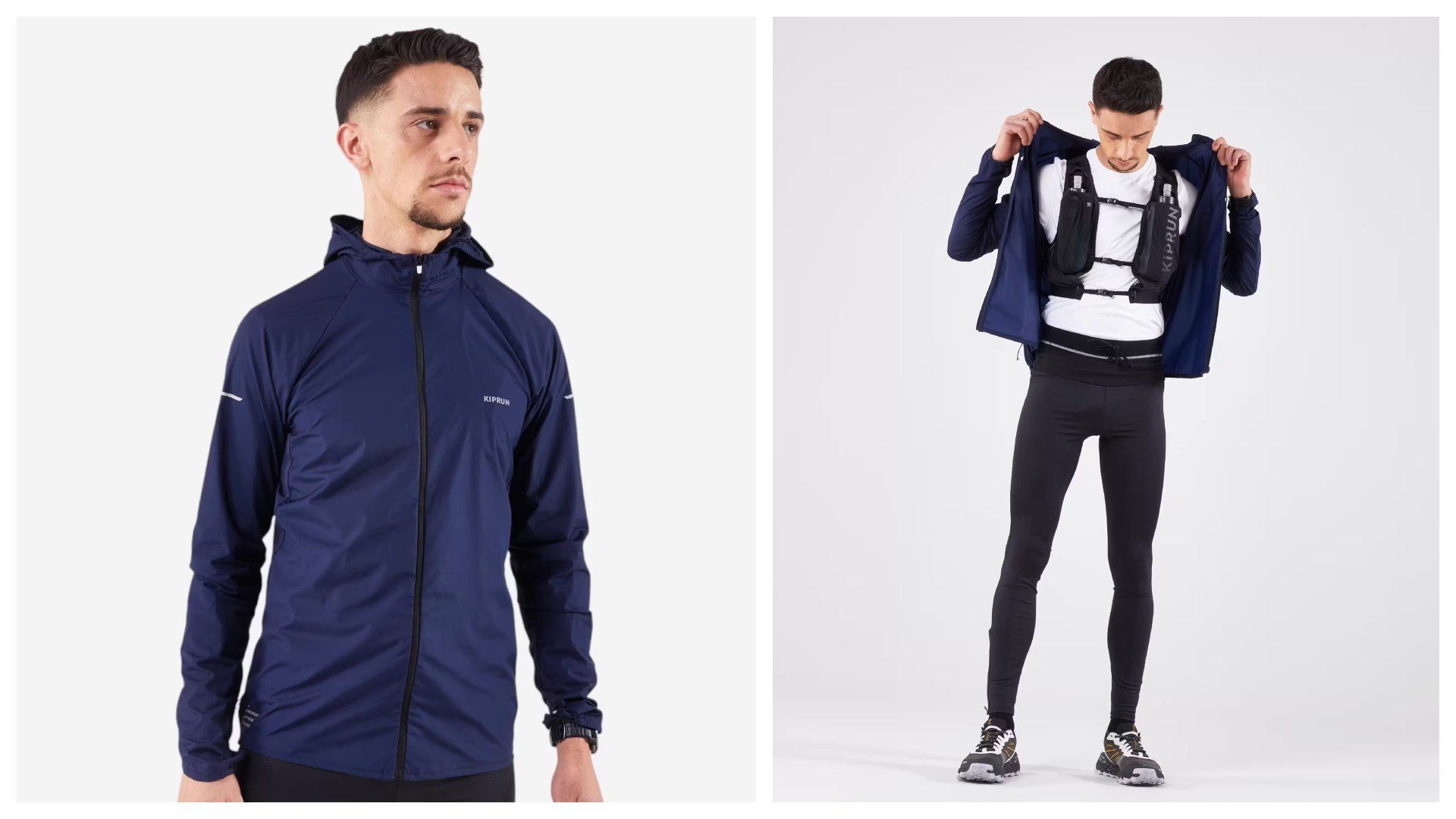 Chaqueta cortaviento para running y trail running KIPRUN Run 900