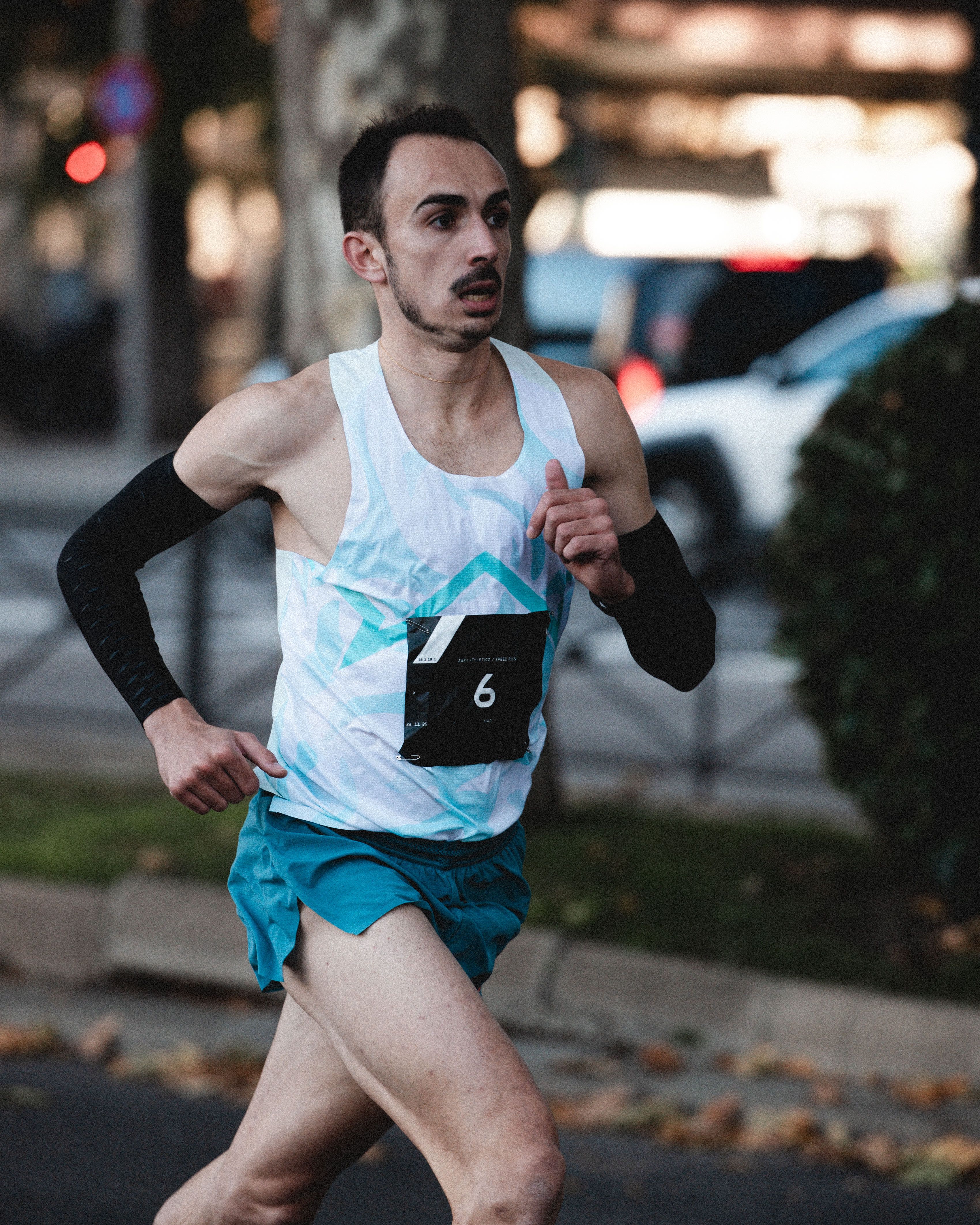 Eduardo Menacho durante la pasada Zara Athleticz Speed Run, en la que ocupó la segunda posición con un crono de 28:13. SPORTMEDIA