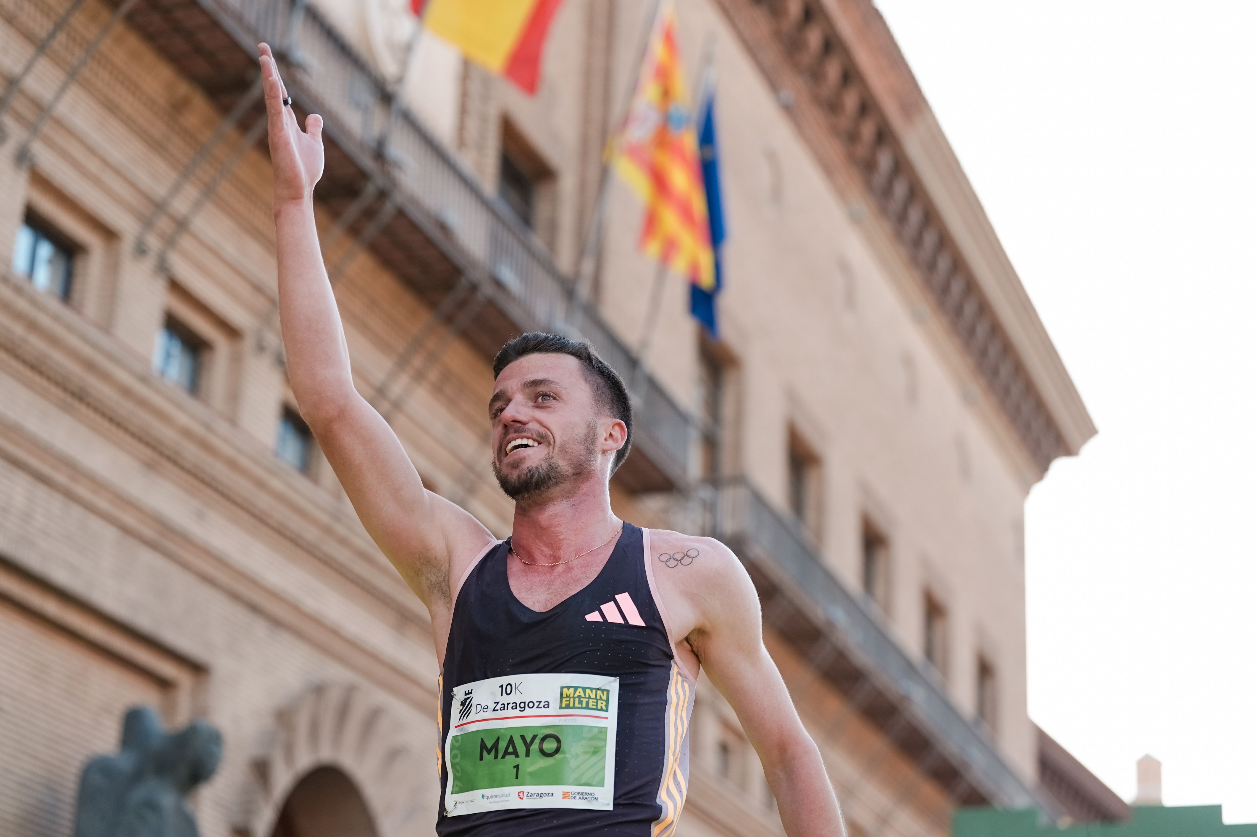 Carlos Mayo es uno de los principales favoritos españoles en la inminente Nationale-Nederlanden San Silvestre Vallecana. SPORTMEDIA
