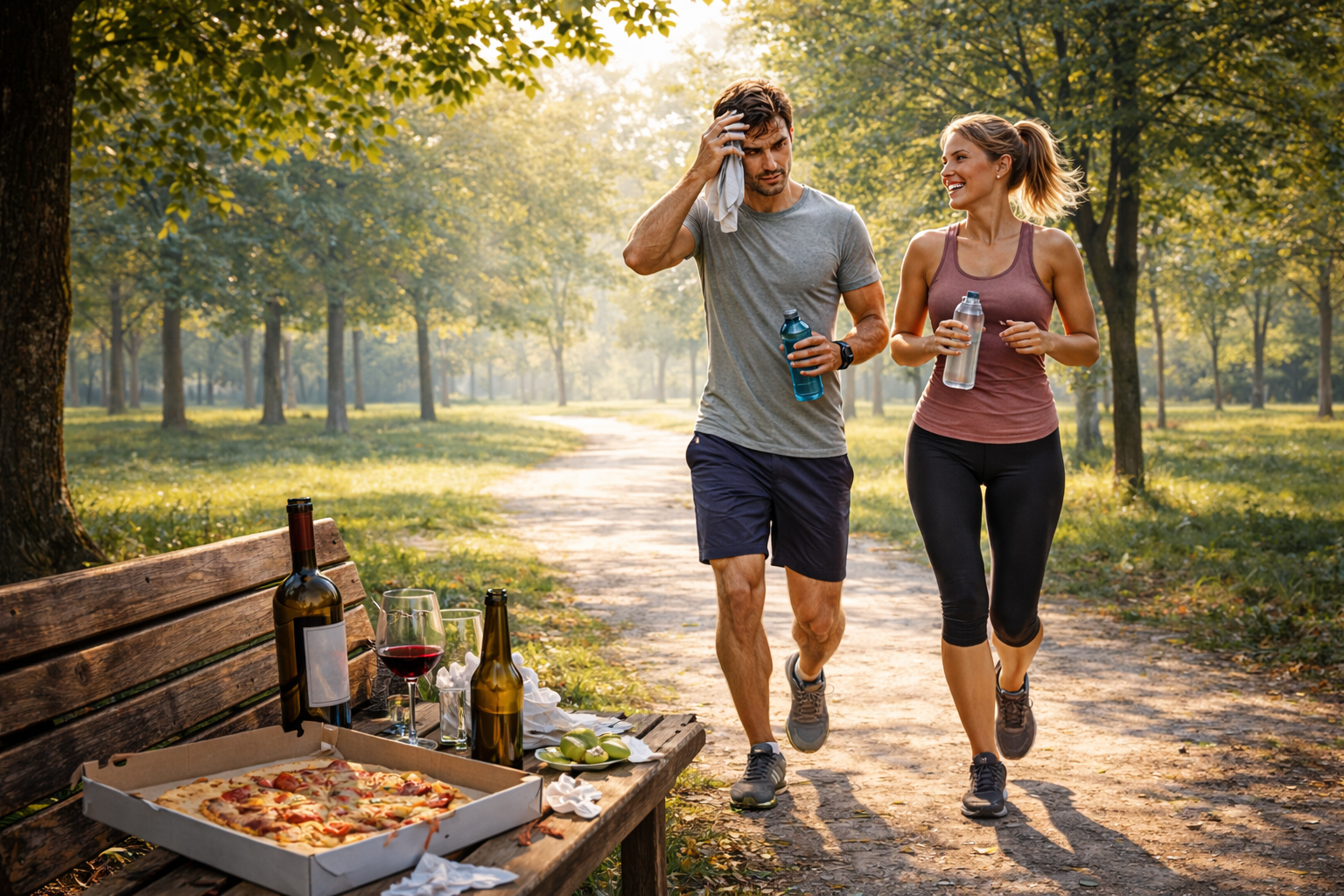 Una cena que se alarga, una copa que se suma a otra, un postre que no estaba en los planes y, a la mañana siguiente, una pregunta incómoda: ¿Entreno igual o mejor me quedo en el sofá?