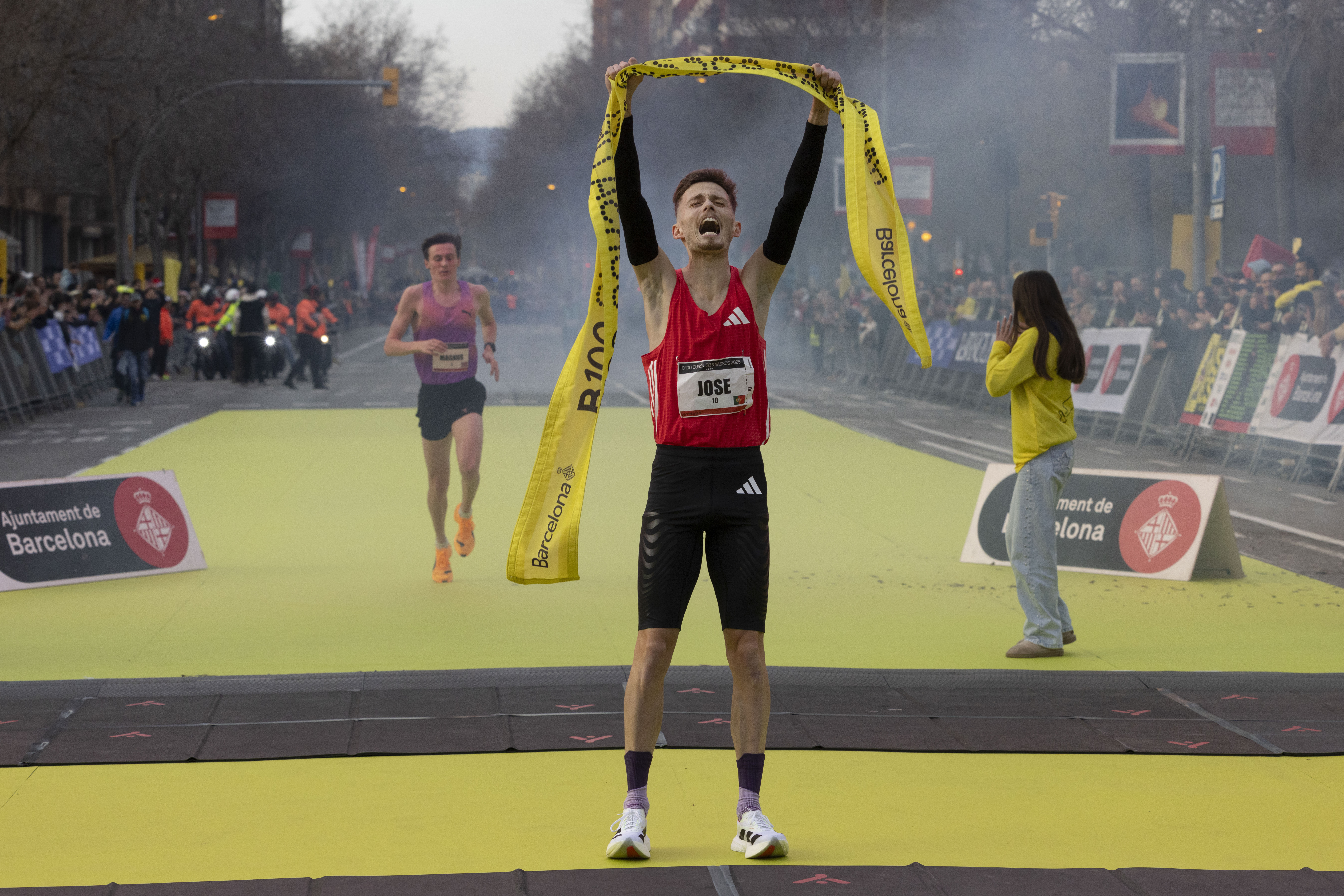 El corredor portugués José Carlos Pinto