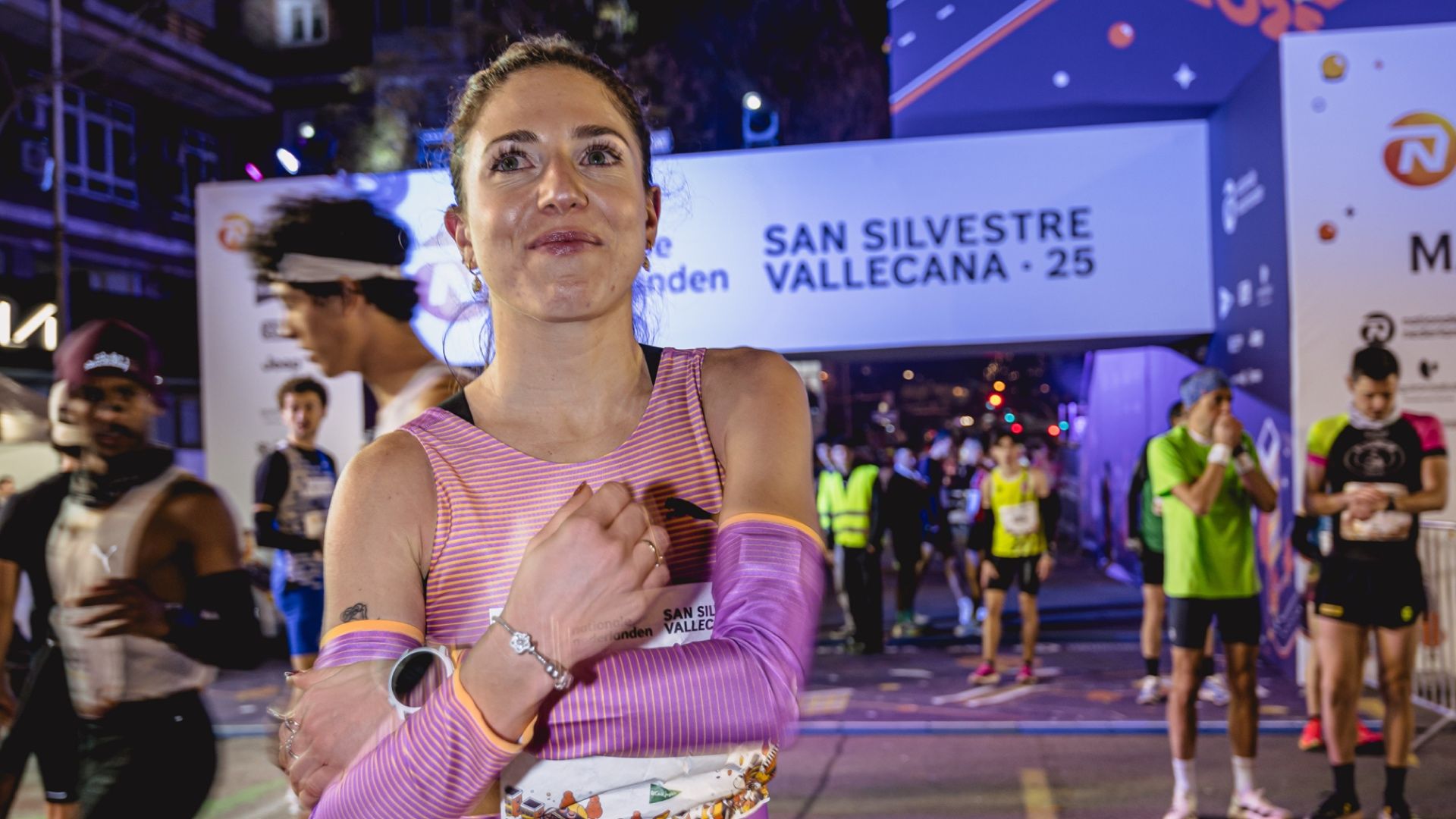 Carla Gallardo antes de la San Silvestre Vallecana 2025. LAST LAP.