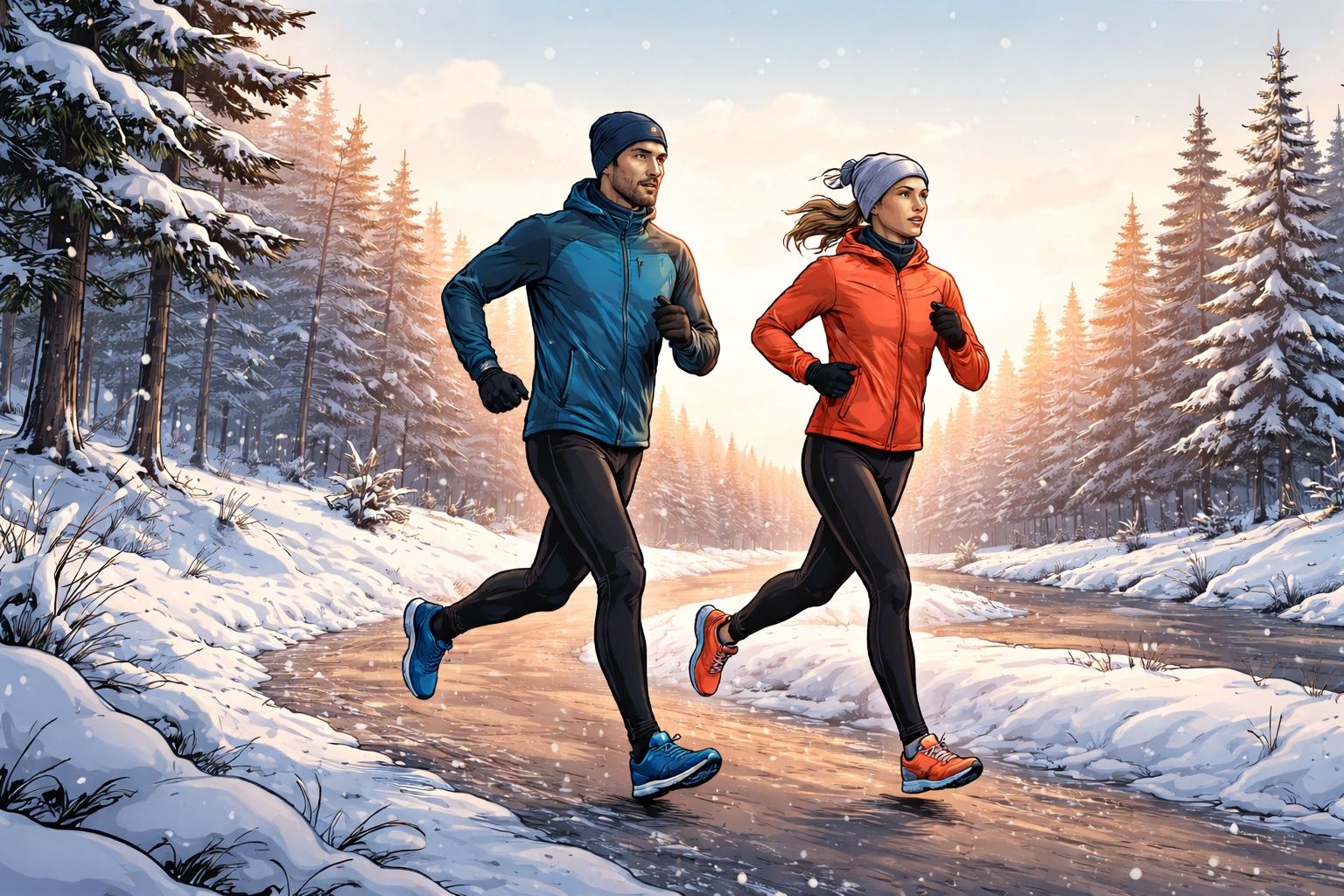 El invierno no arruina el entrenamiento de un corredor; lo pone a prueba. 