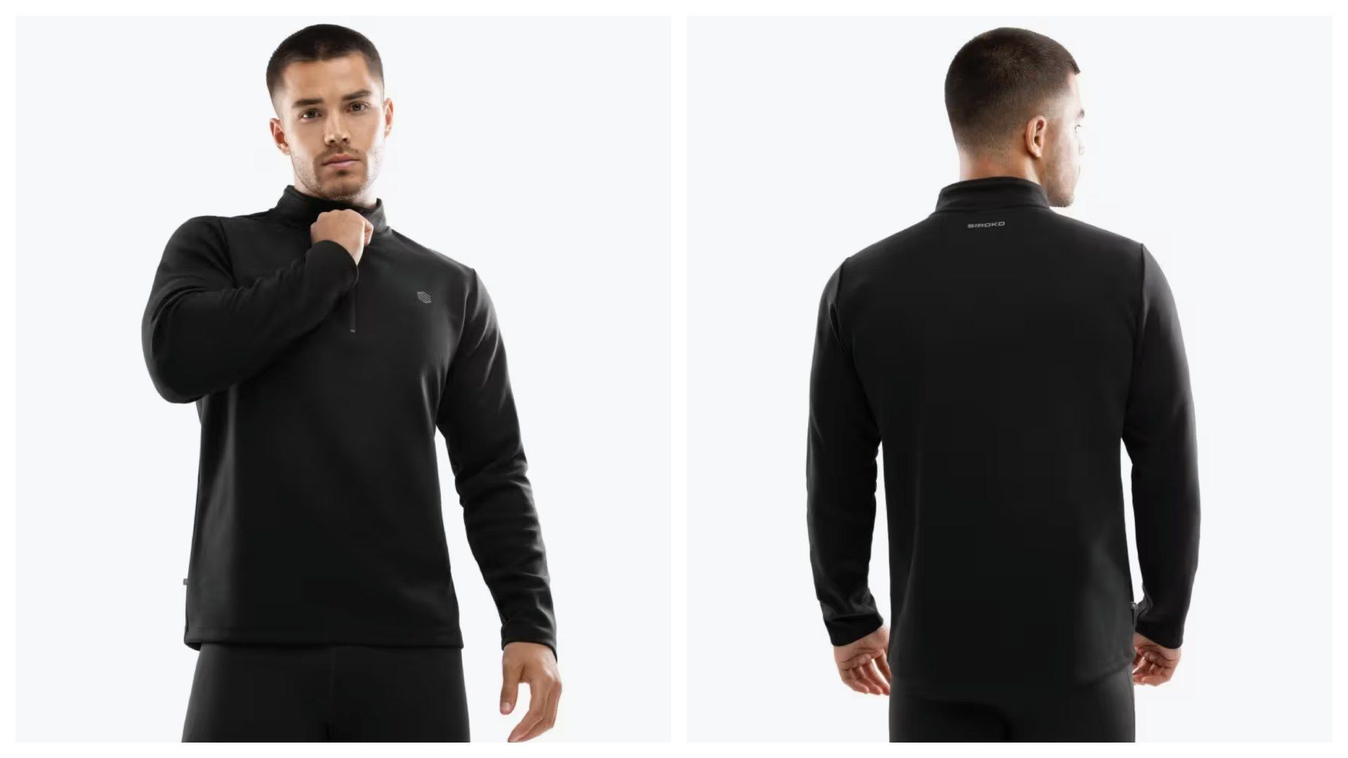 Sudadera media cremallera SIROKO.