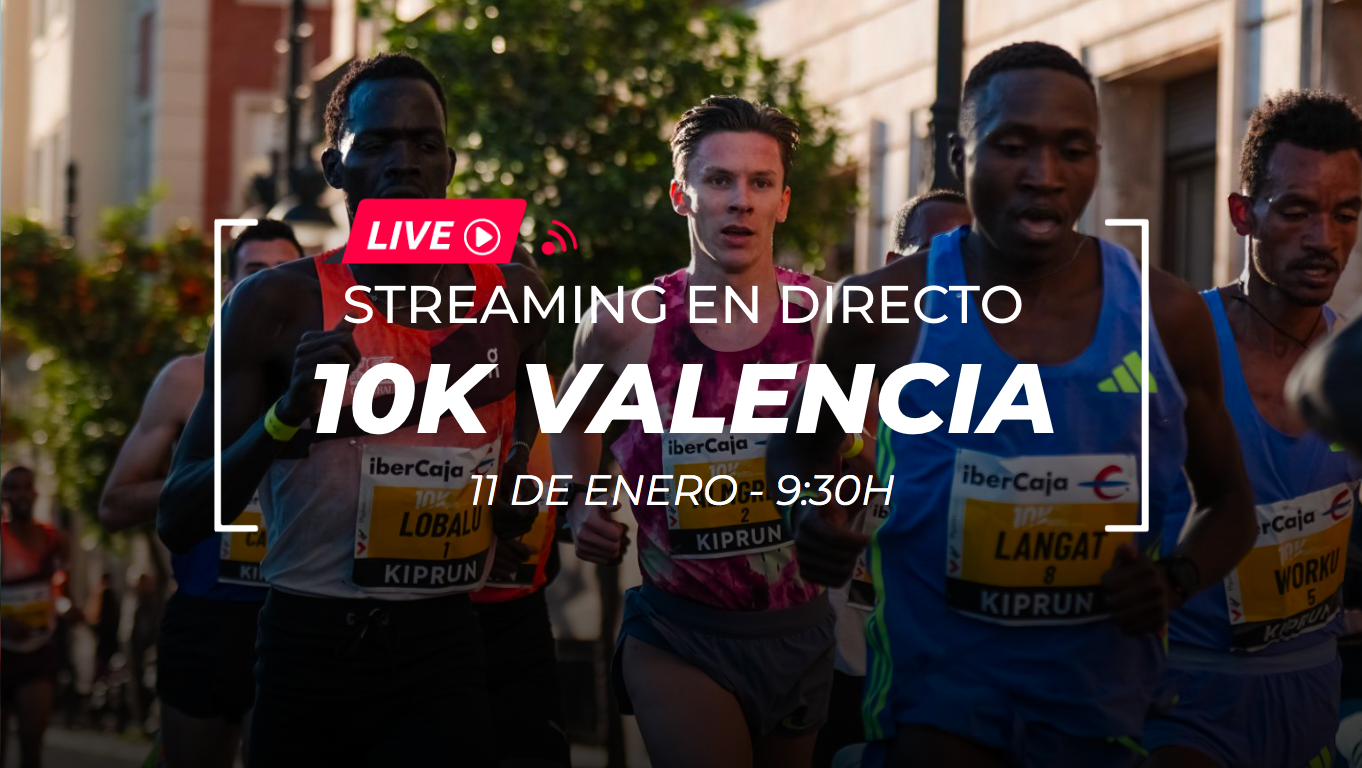 Sigue en directo el streaming en directo del 10K Valencia 2026.