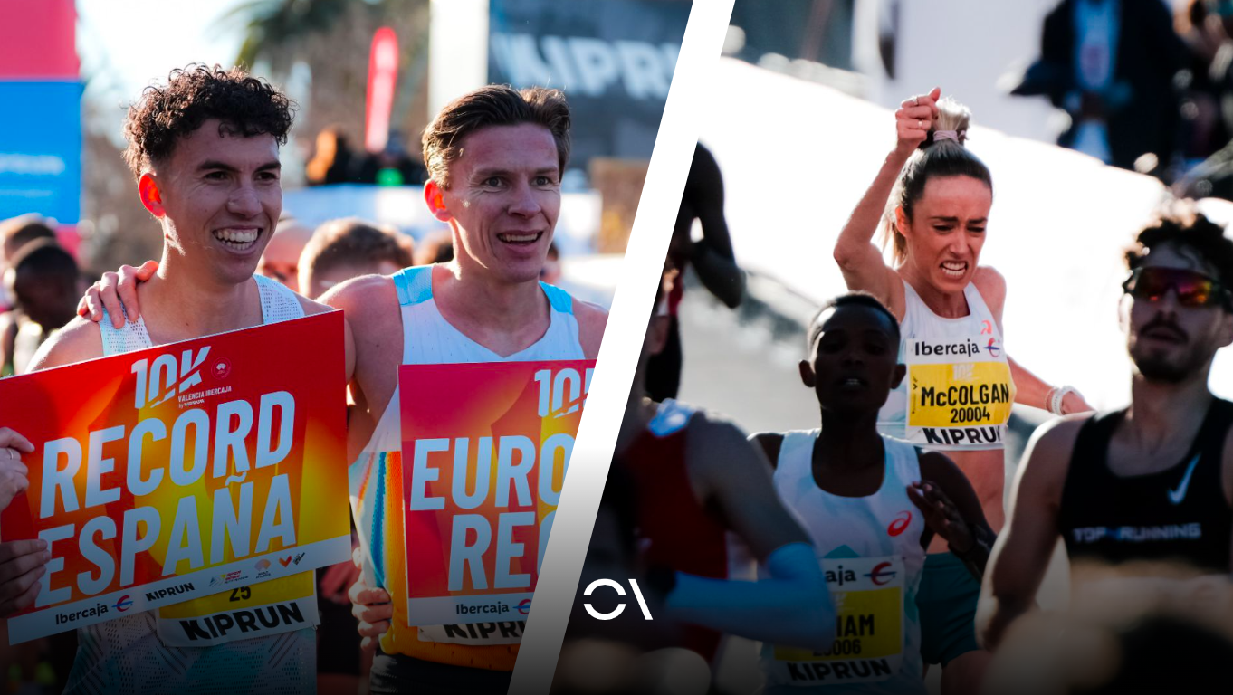 Andreas Almgren, Eilish McColgan y Said Mechaal han sido los grandes protagonistas del 10K Valencia. SPORTMEDIA.