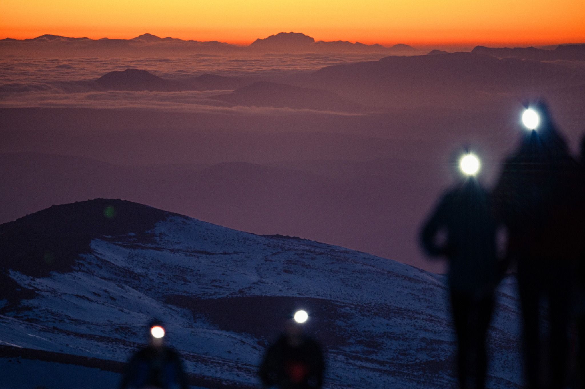 Espectacular imagen de la Snow Running Sierra Nevada by Diputación de Granada.