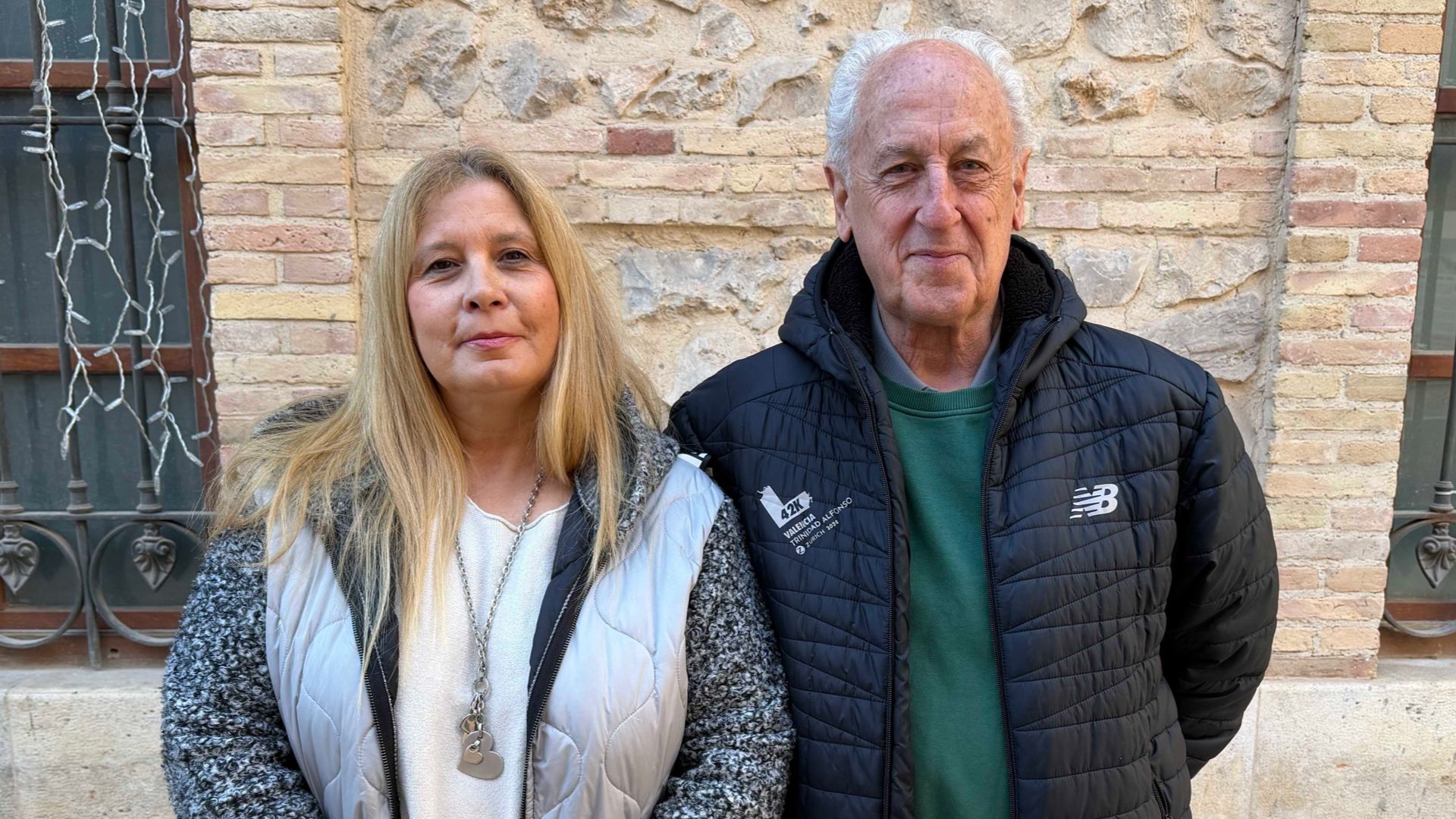 María José Orugo, presidenta de la FACV, y Paco Borao, máximo responsable de la SD Correcaminos.