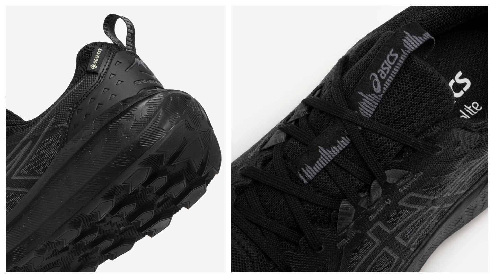 Zapatillas de Trail Running Goretex Asics Gel Sonoma 8 GTX Full black.