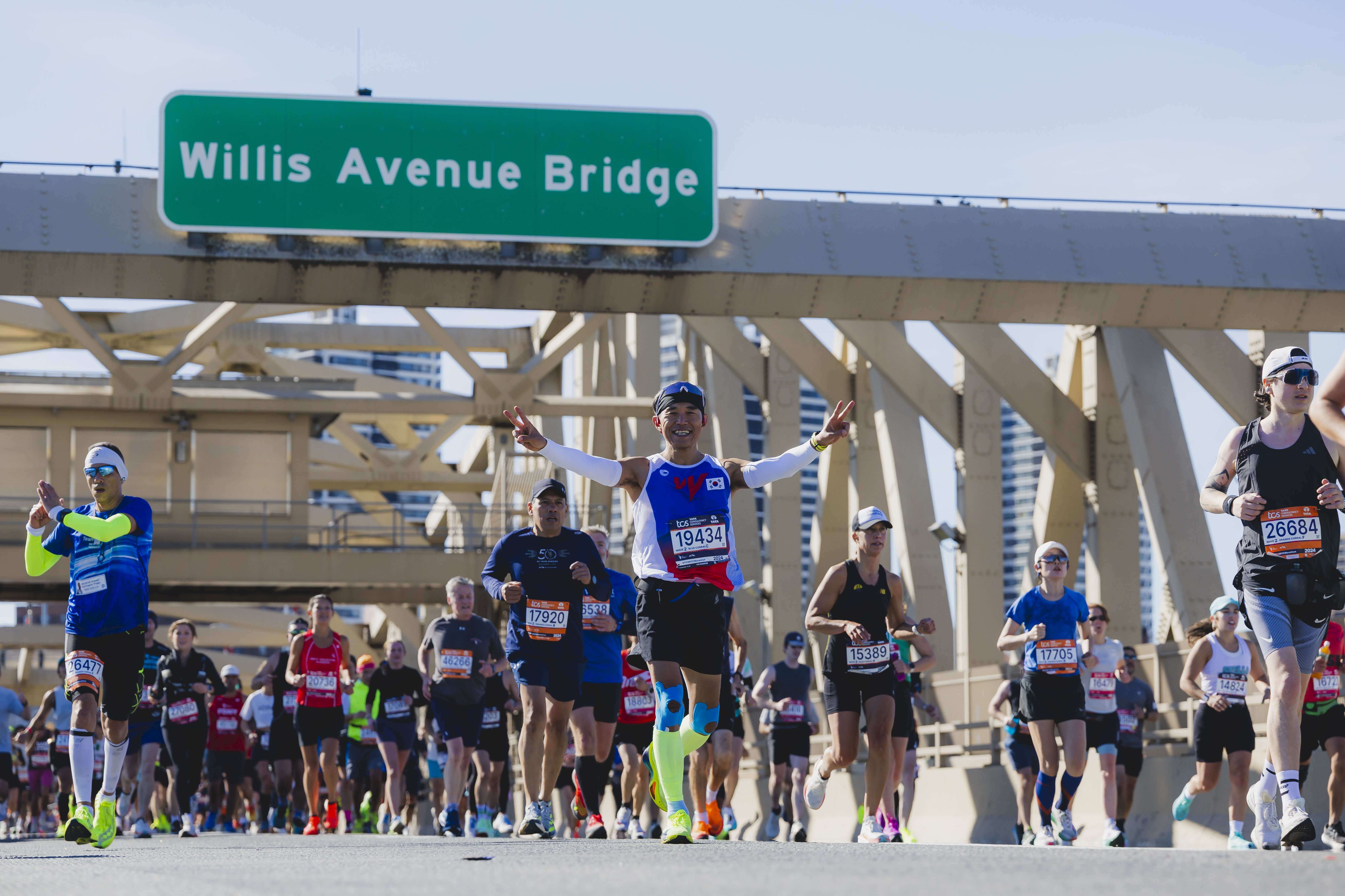 Corredores en el Maratón de Nueva York