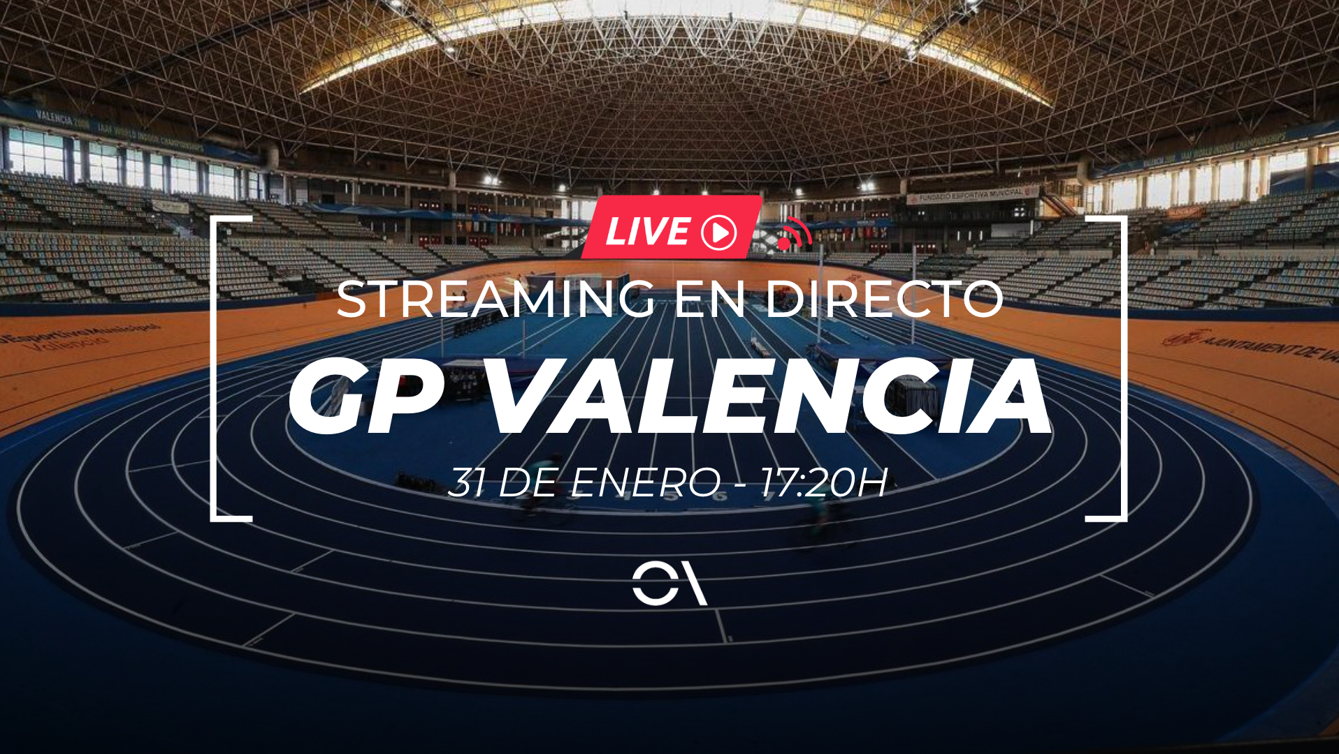Streaming en directo del Gran Premio Valencia 2026 en pista cubierta.