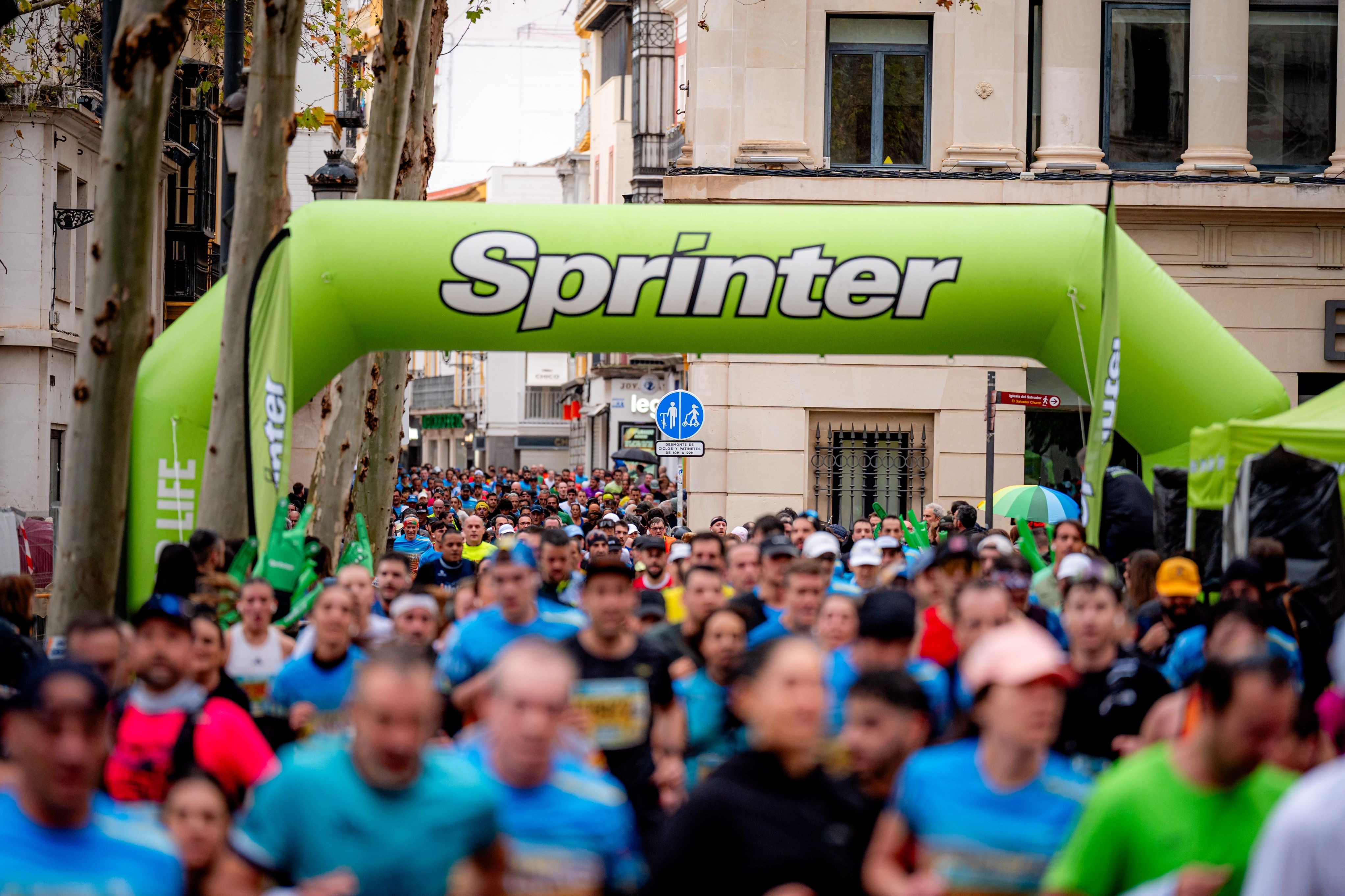 Presencia activa el día de la carrera.