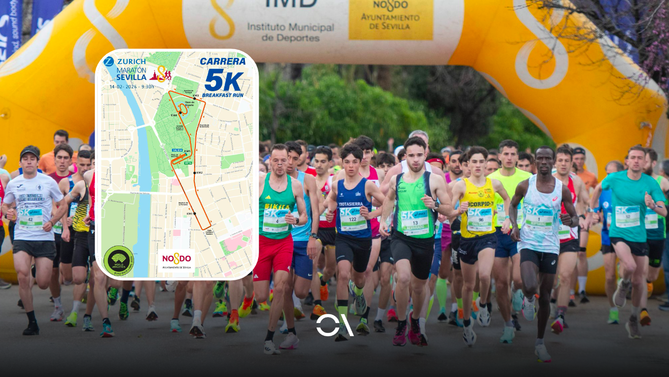 Espectacular 5K Breakfast Run se presenta en la previa del Zurich Maratón de Sevilla. JJ ÚBEDA.