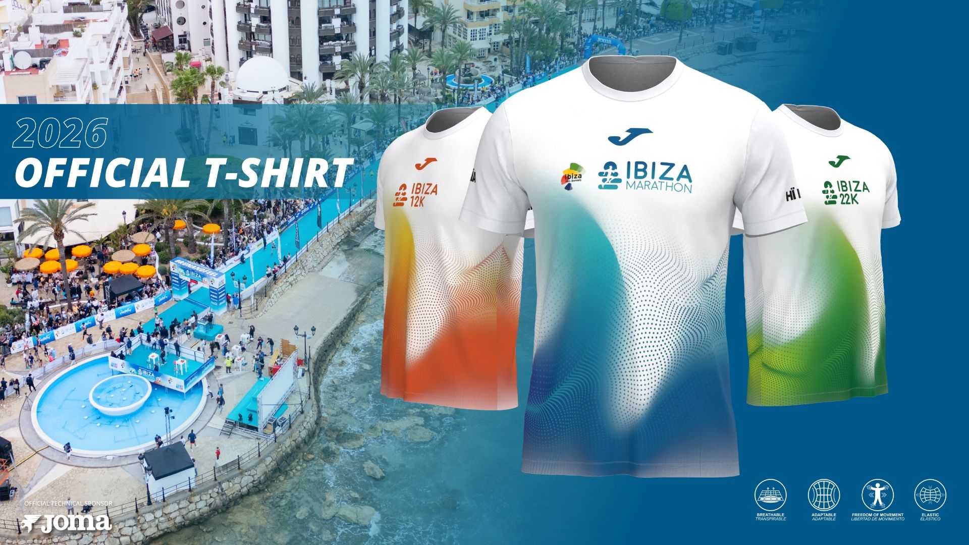 Camiseta oficial para la novena edición