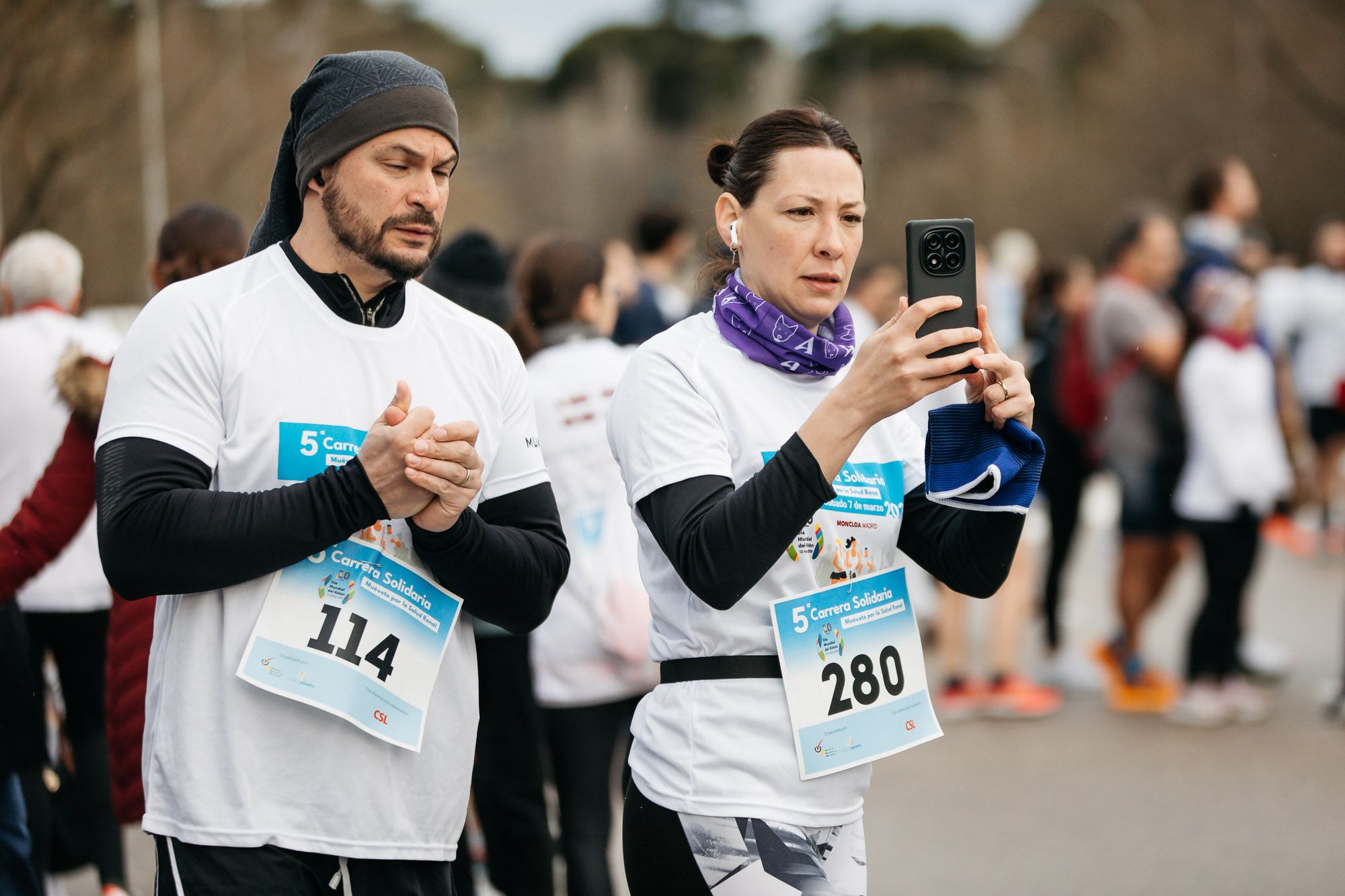 Carrera Solidaria "Muévete por la Salud Renal" ambiente salida Late mi Lente 50