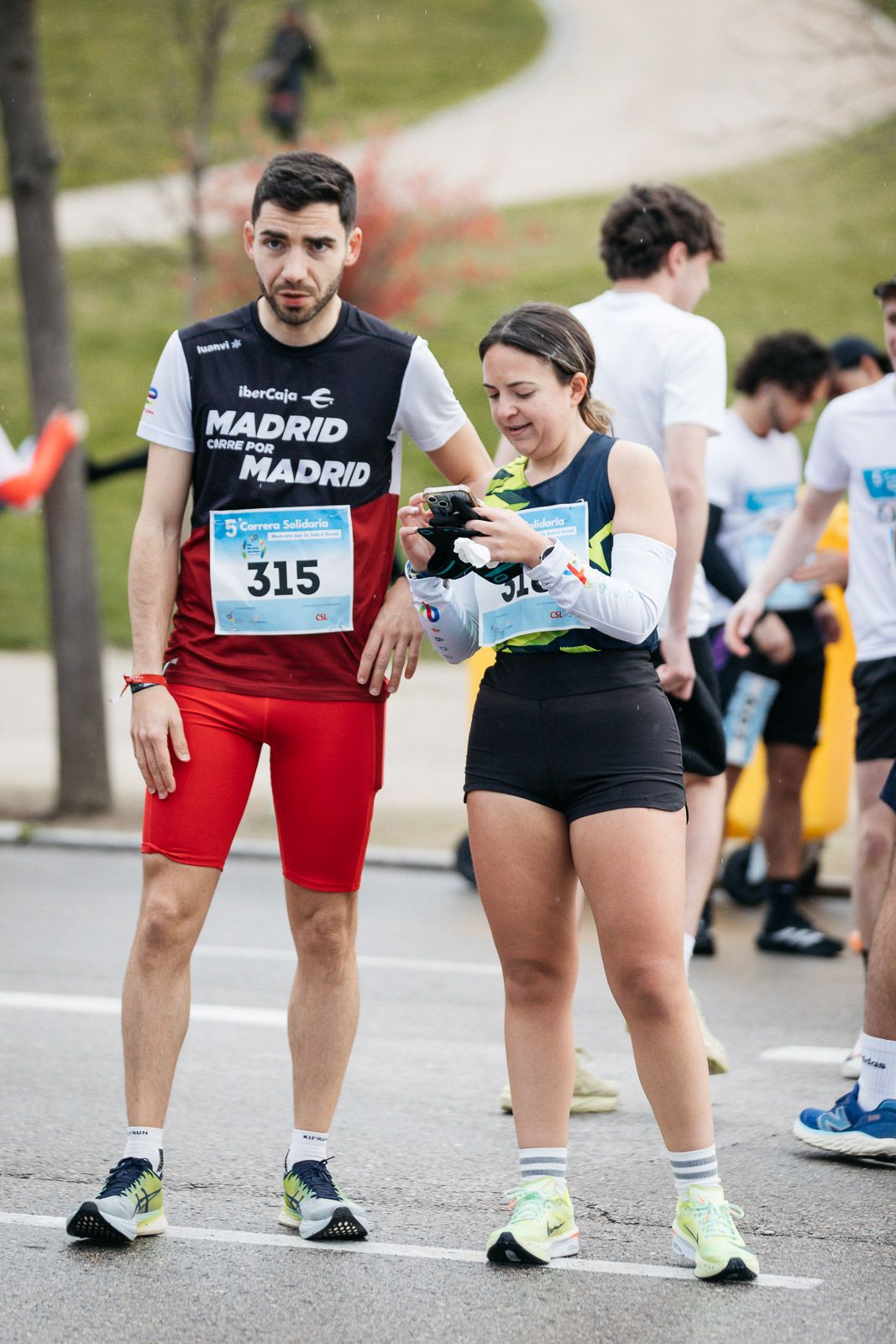Carrera Solidaria "Muévete por la Salud Renal" ambiente salida Late mi Lente 60