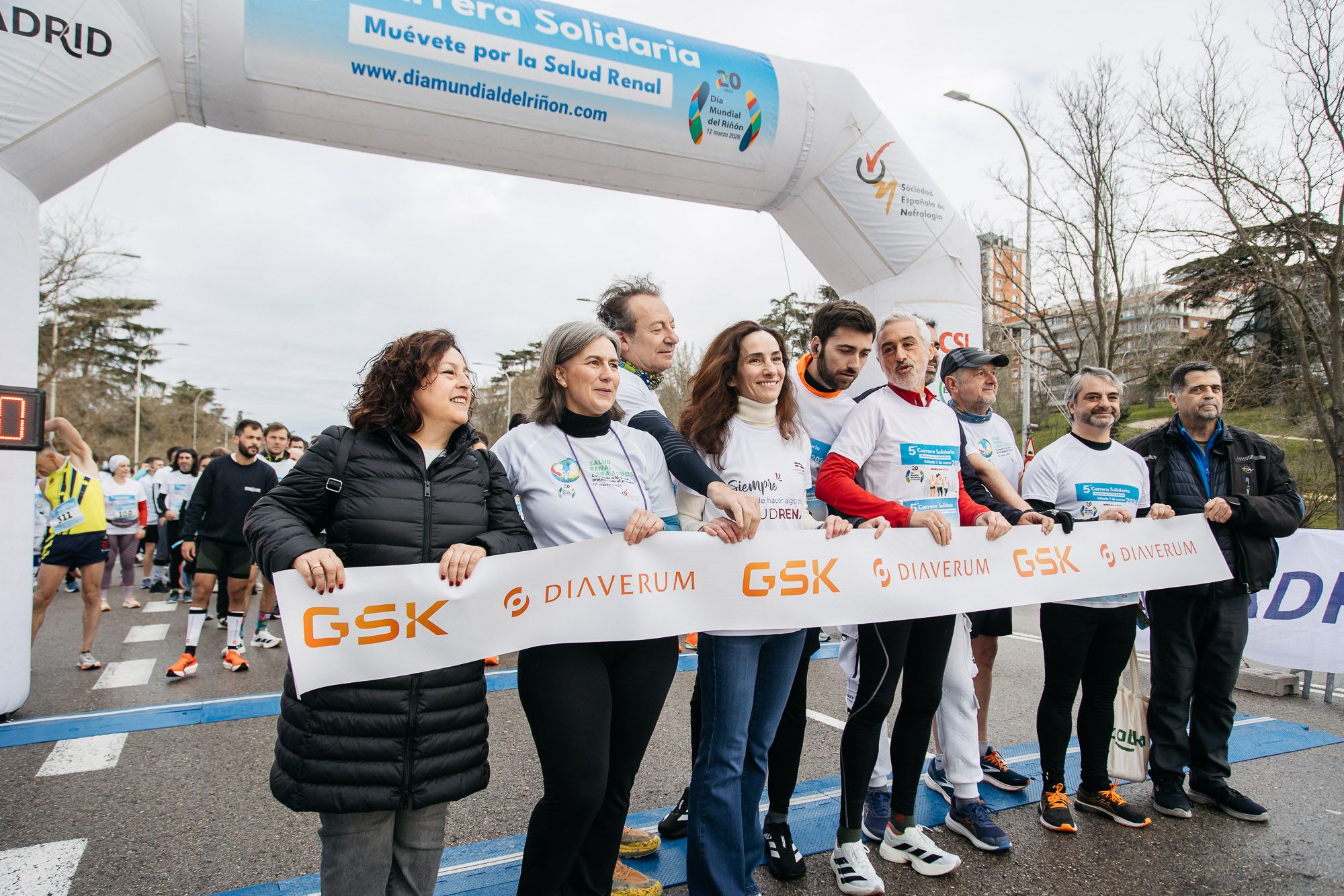 Carrera Solidaria "Muévete por la Salud Renal" carrera salida y meta Late mi Lente 2