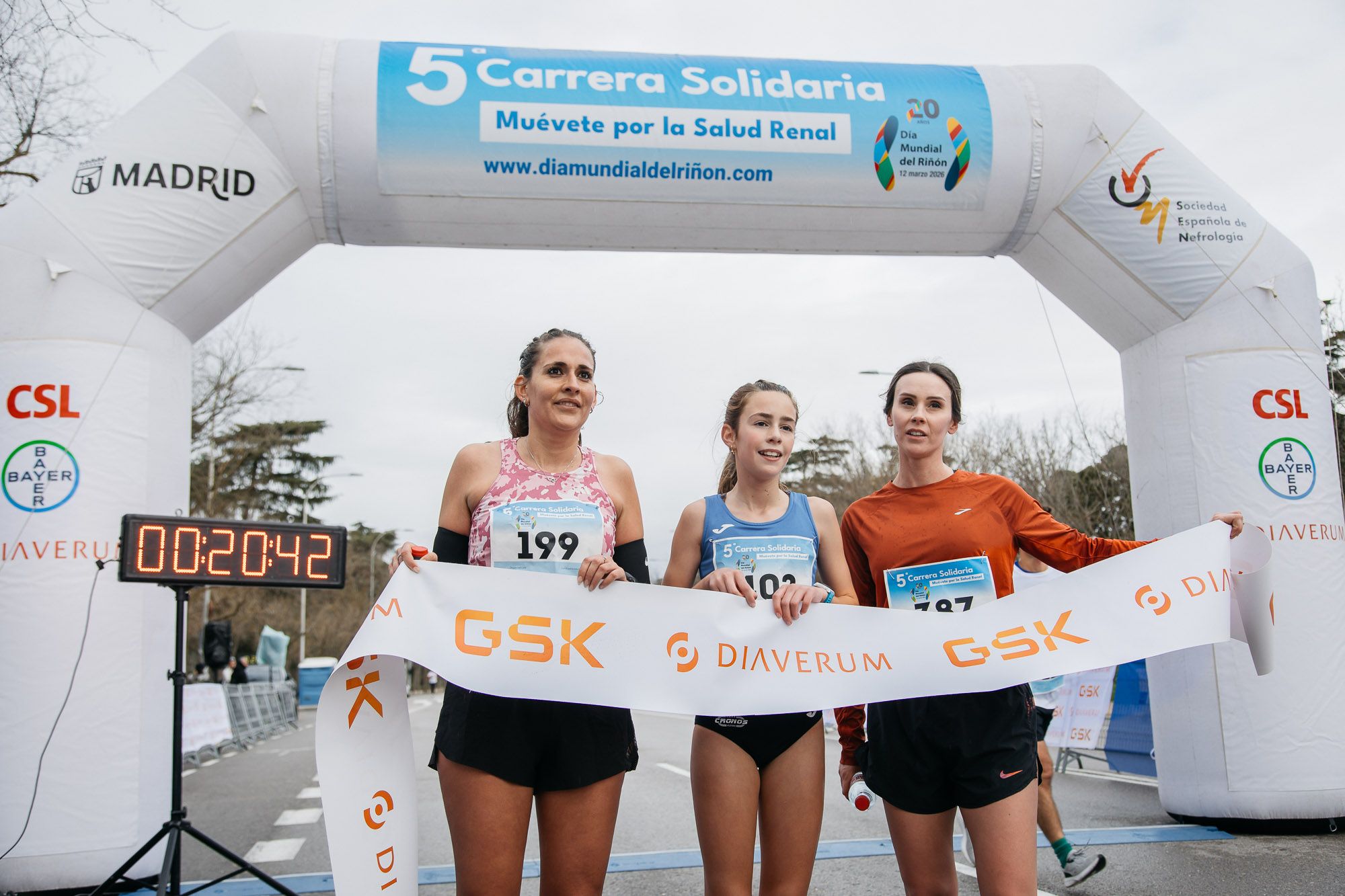 Carrera Solidaria "Muévete por la Salud Renal" carrera salida y meta Late mi Lente 58