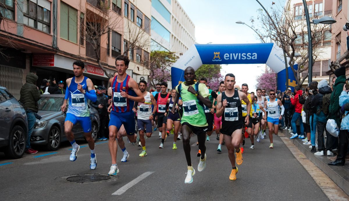 Lluvia de récords en la Cursa Patrimoni del Ayuntamiento de Eivissa/Ibiza