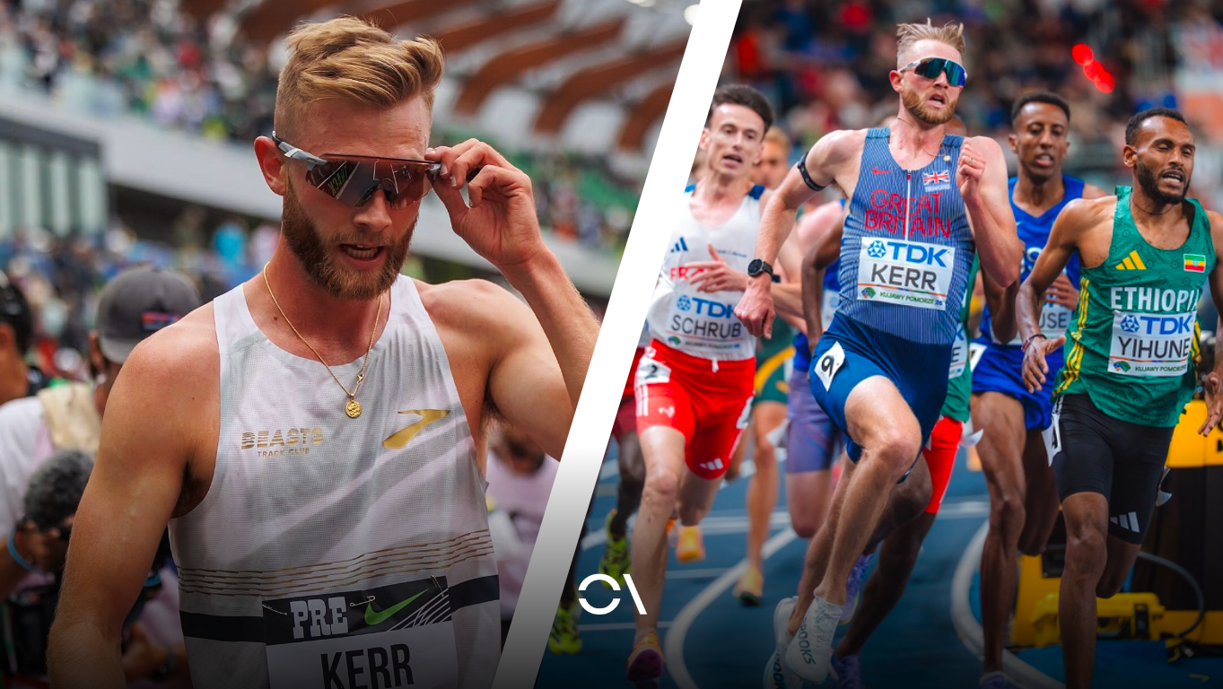 Josh Kerr atacará el récord del mundo de milla de El Guerrouj este verano. FOTORUNNERS.