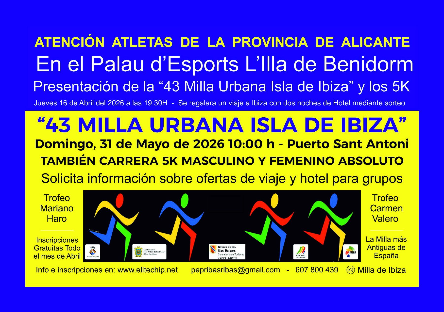 La Milla de Ibiza 2026 se presenta en Benidorm.