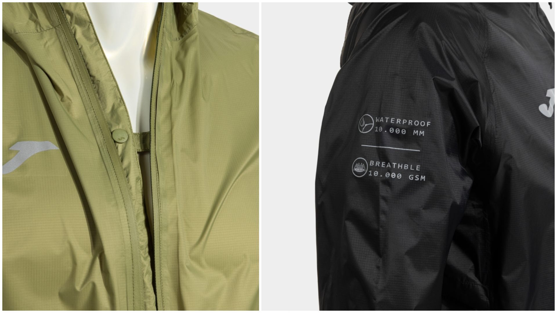 Joma presenta su nuevo chubasquero de trail running.