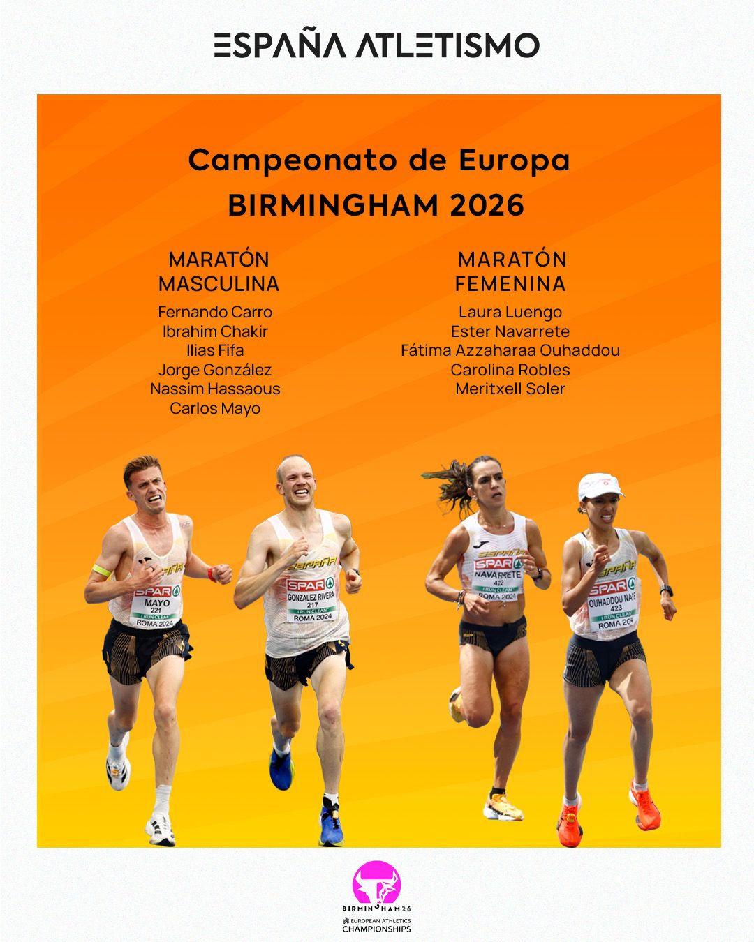 PRESELECCION Campeonato de Europa   Birmingham 2026