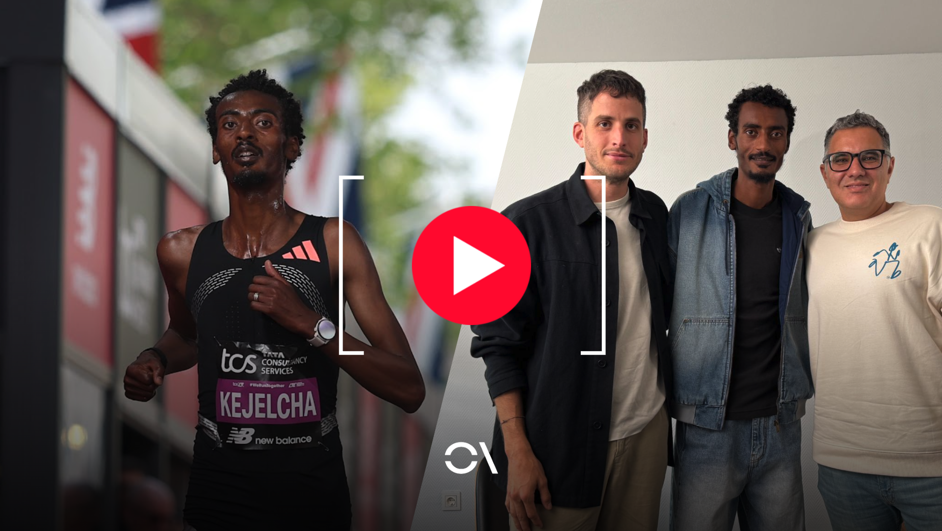 Entrevista completa a Yomif Kejelcha después de bajar de dos horas en maratón.