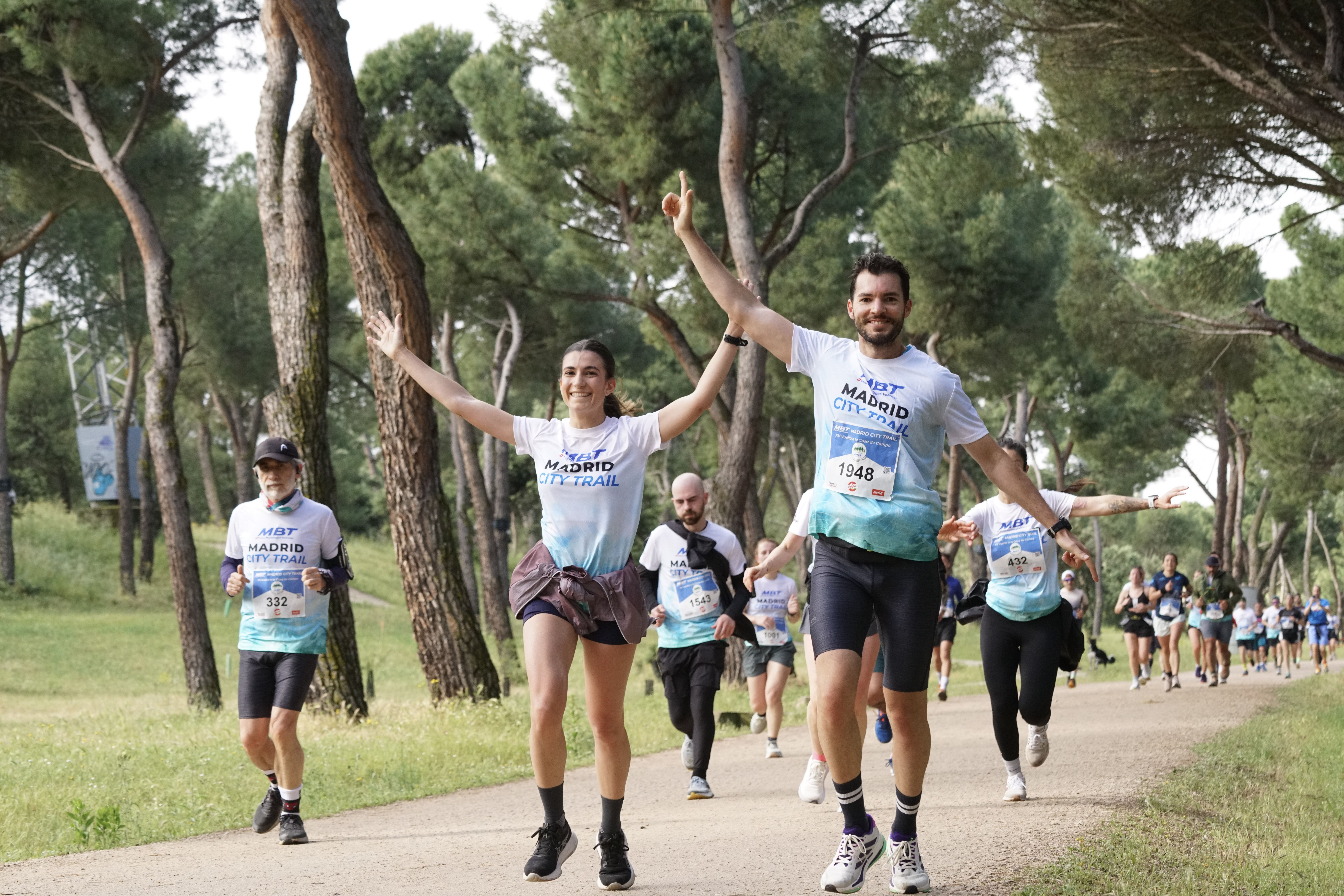 Participantes en la MBT Madrid City Trail