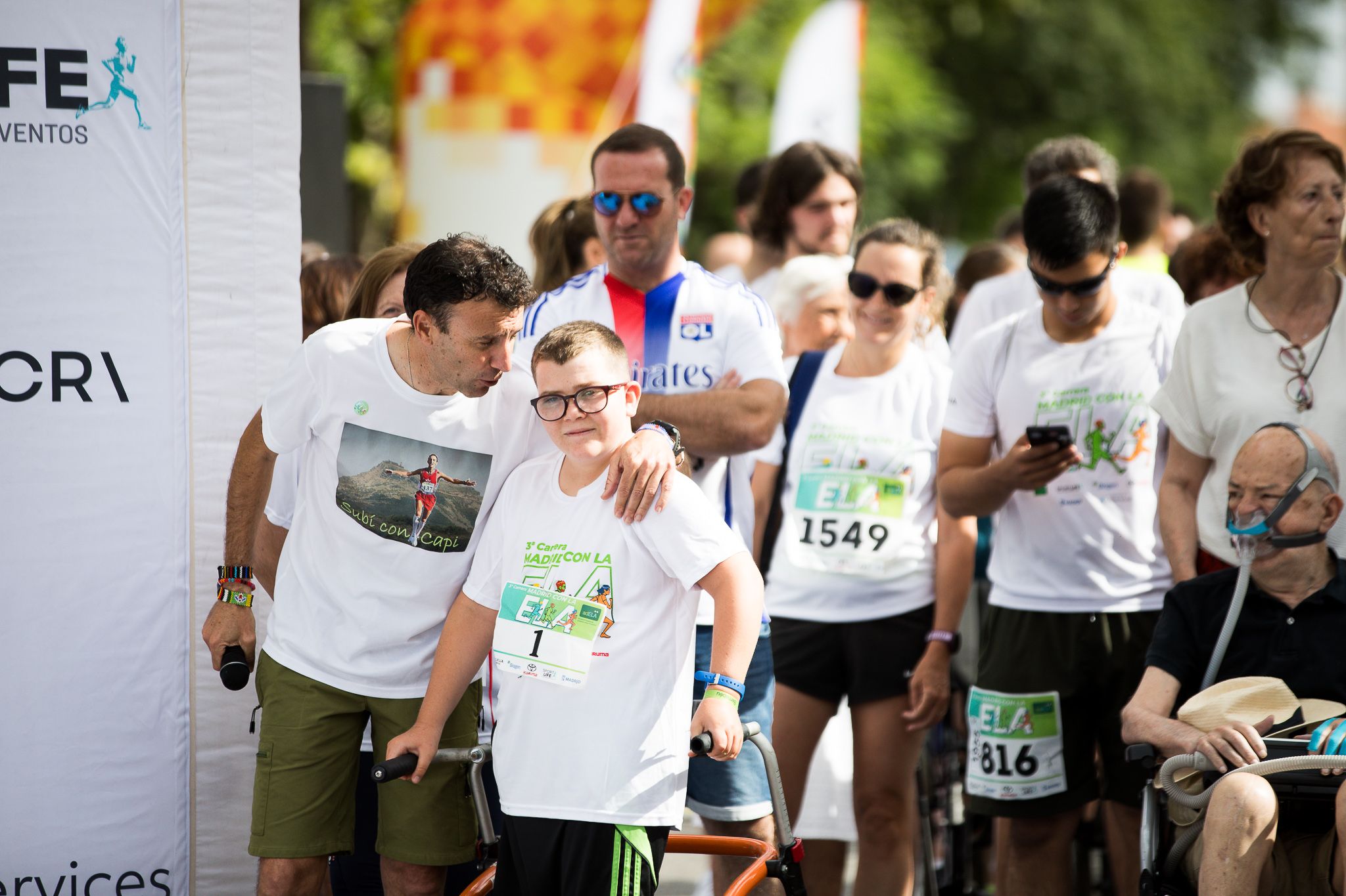 Fotos de la Carrera de la superación en la III Carrera Madrid con la ELA. LateMiLente 6