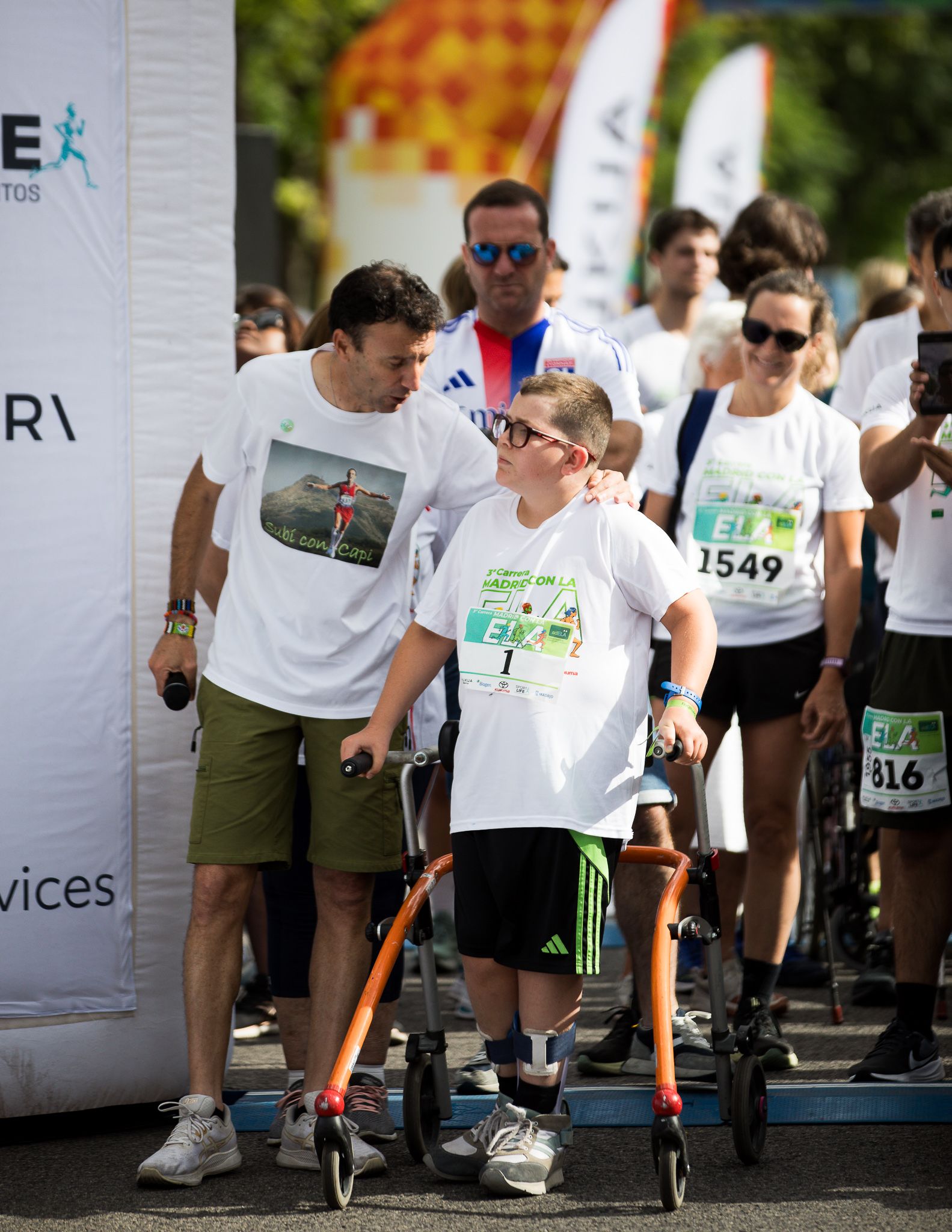 Fotos de la Carrera de la superación en la III Carrera Madrid con la ELA. LateMiLente 7