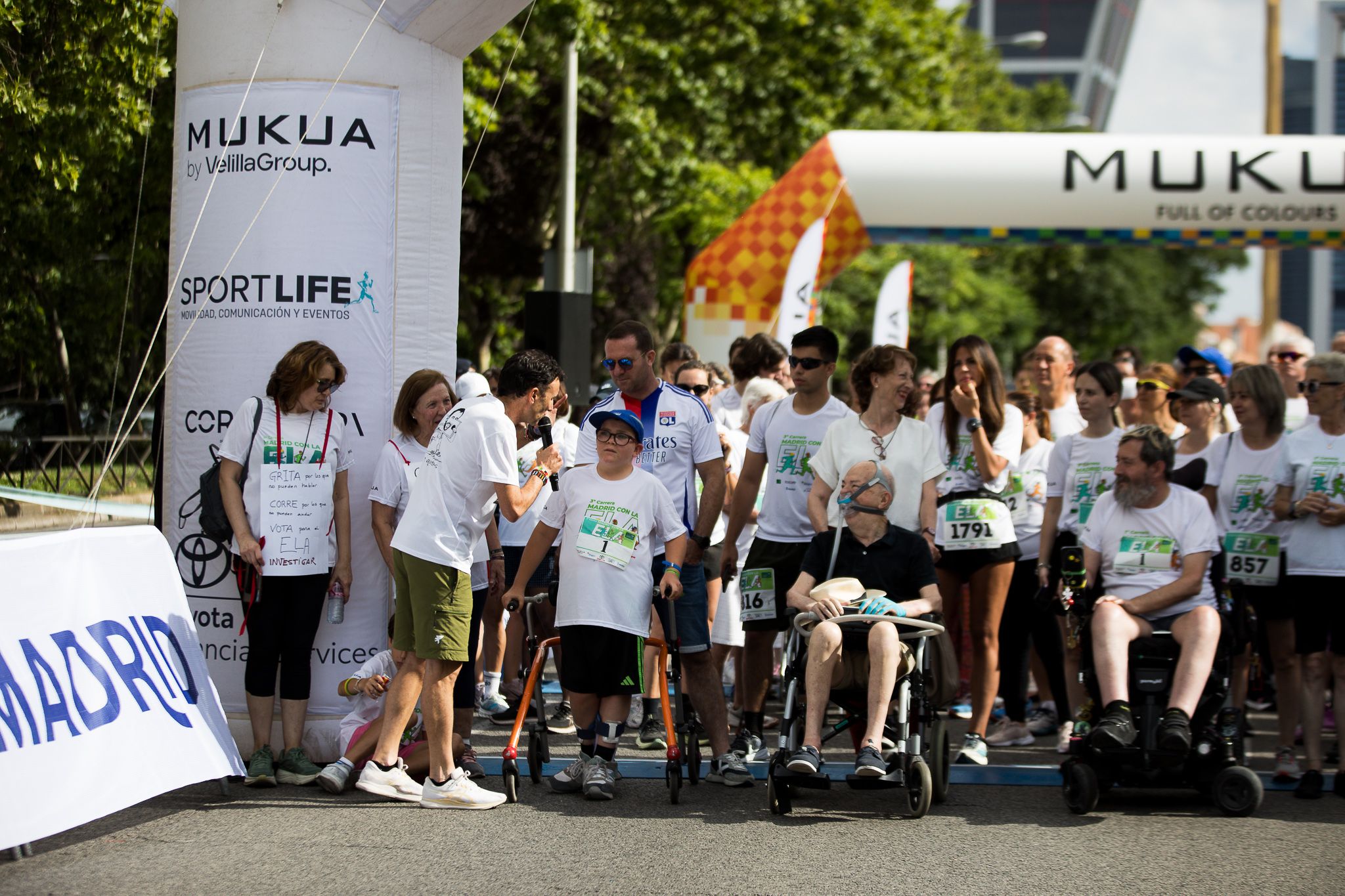 Fotos de la Carrera de la superación en la III Carrera Madrid con la ELA. LateMiLente 16