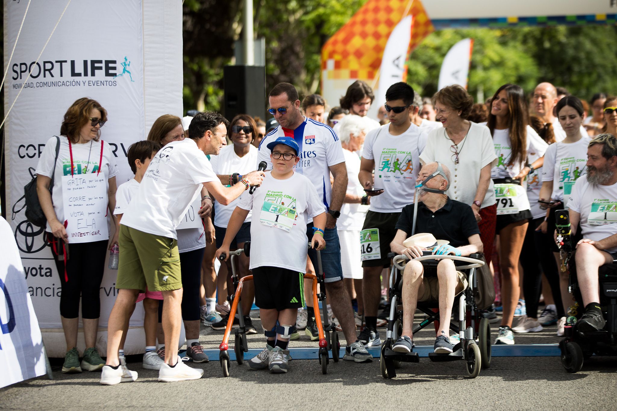 Fotos de la Carrera de la superación en la III Carrera Madrid con la ELA. LateMiLente 18