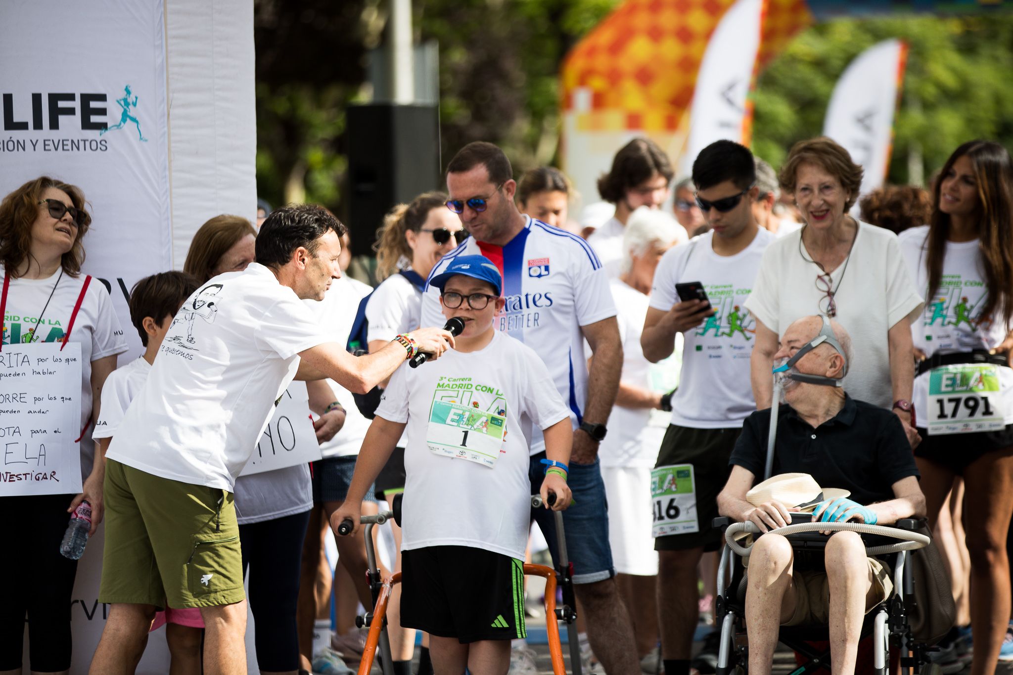 Fotos de la Carrera de la superación en la III Carrera Madrid con la ELA. LateMiLente 19