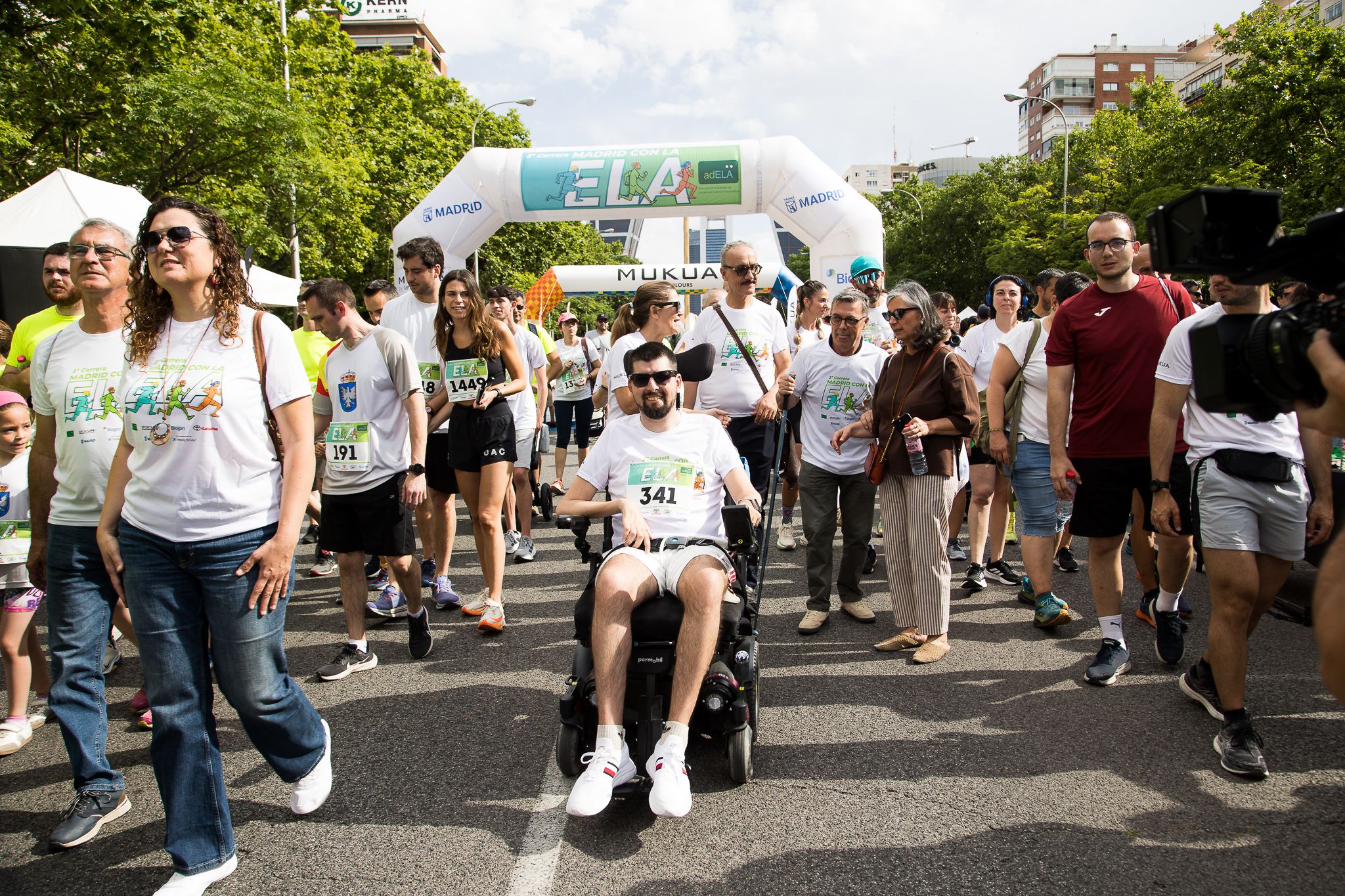 Fotos de la Carrera de la superación en la III Carrera Madrid con la ELA. LateMiLente 22