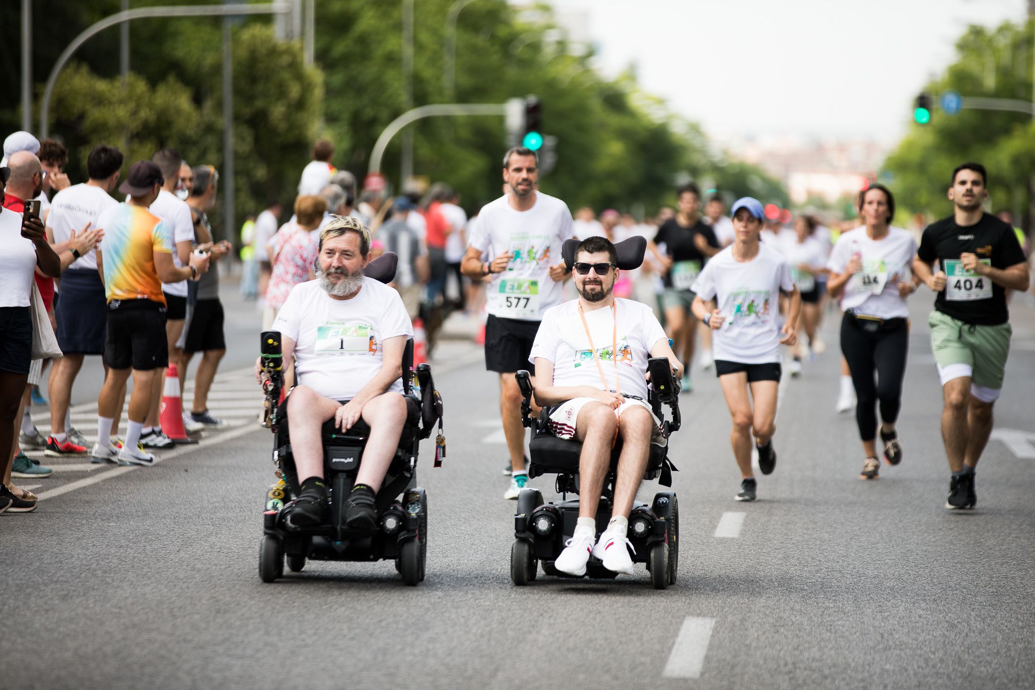 Fotos de la llegada a meta de la III Carrera Madrid con la ELA. LateMiLente 151