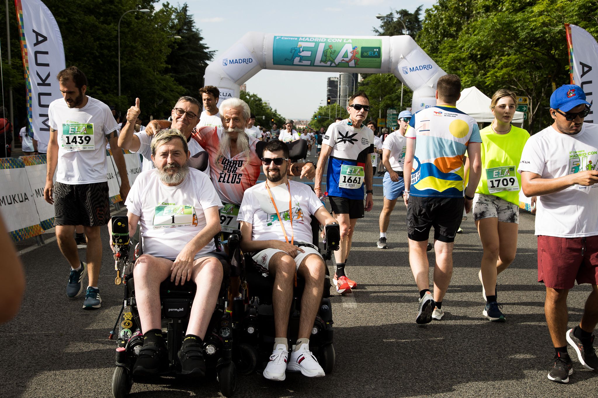 Fotos de la llegada a meta de la III Carrera Madrid con la ELA. LateMiLente 153