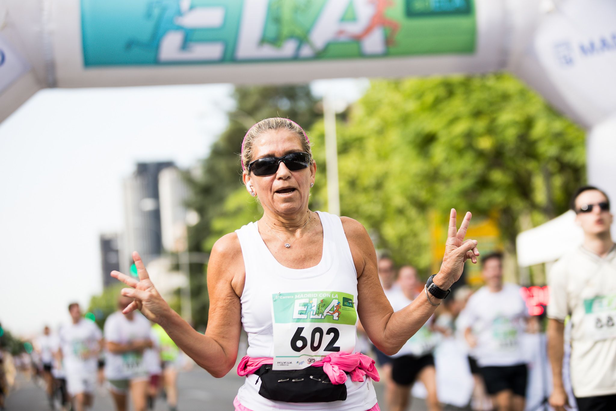 Fotos de la llegada a meta de la III Carrera Madrid con la ELA. LateMiLente 154