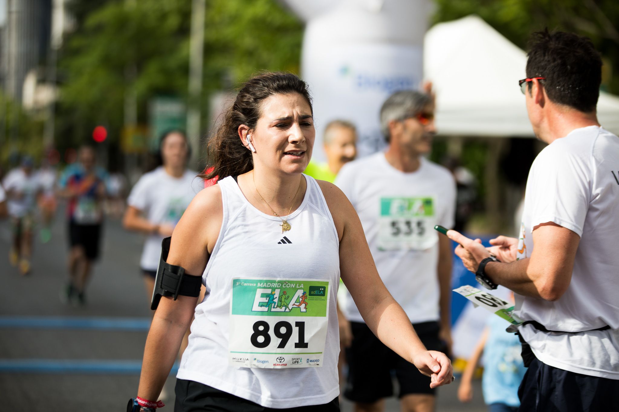 Fotos de la llegada a meta de la III Carrera Madrid con la ELA. LateMiLente 156