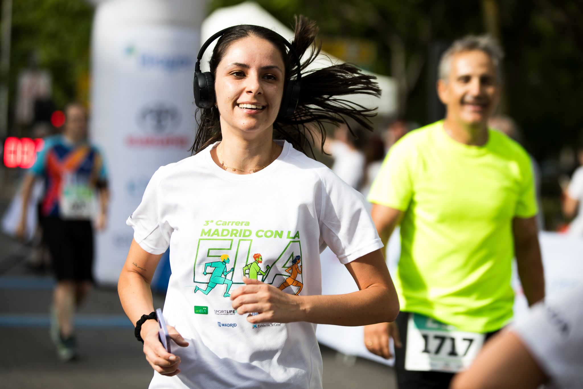 Fotos de la llegada a meta de la III Carrera Madrid con la ELA. LateMiLente 157