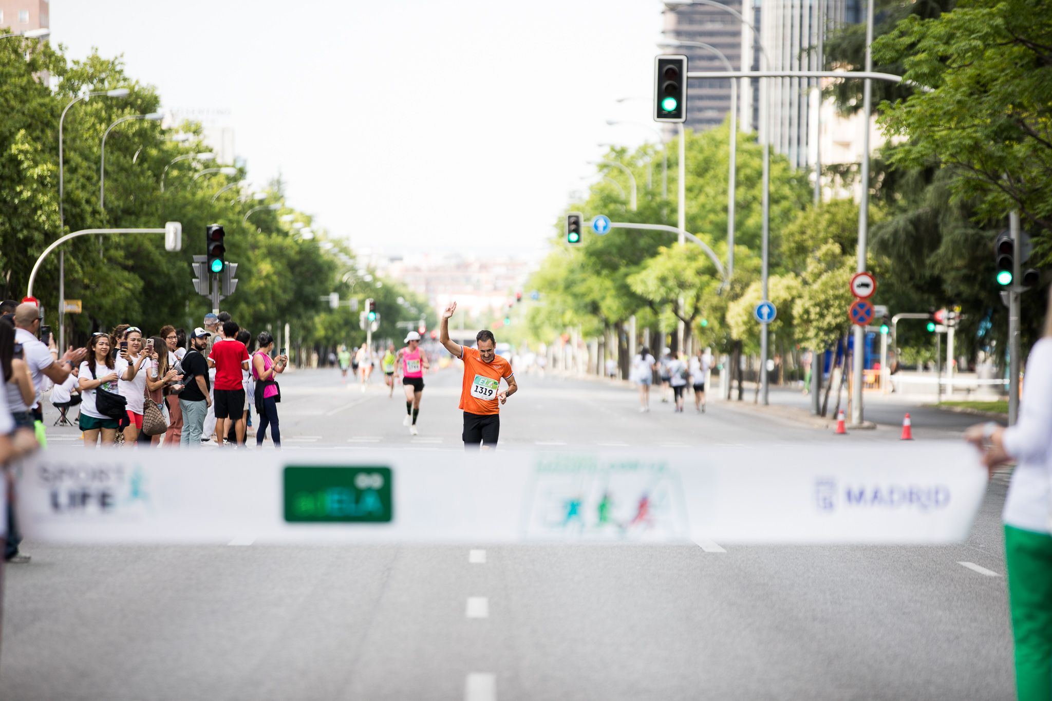 Fotos de la llegada a meta de la III Carrera Madrid con la ELA. LateMiLente 10