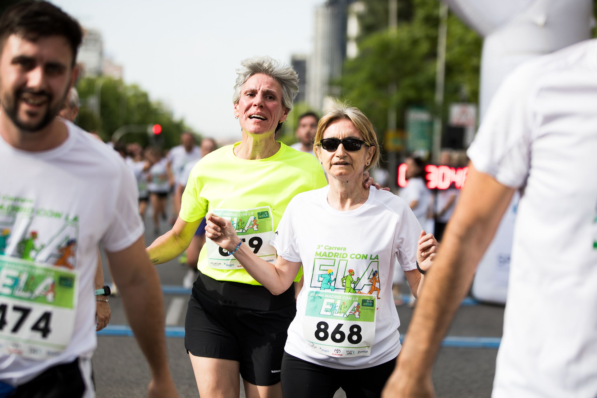 Fotos de la llegada a meta de la III Carrera Madrid con la ELA. LateMiLente 159