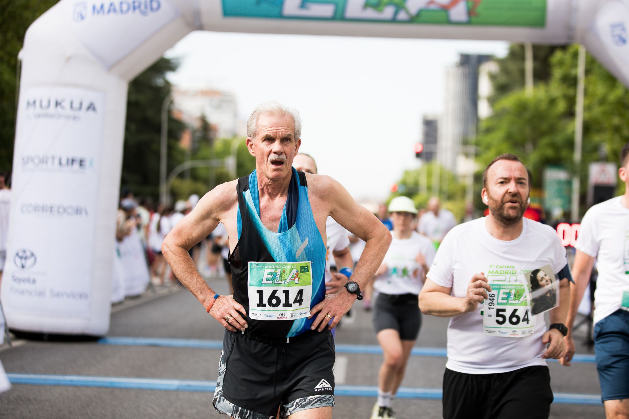 Fotos de la llegada a meta de la III Carrera Madrid con la ELA. LateMiLente 160