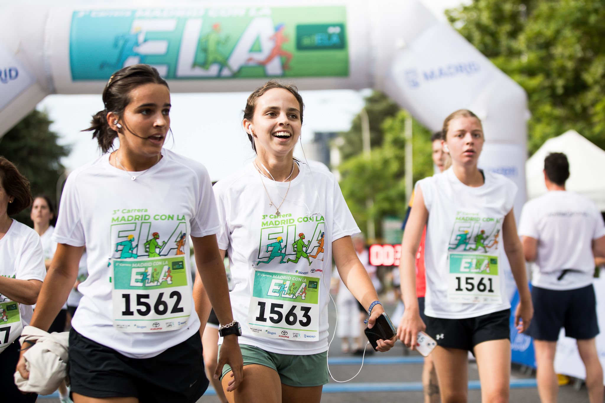 Fotos de la llegada a meta de la III Carrera Madrid con la ELA. LateMiLente 163
